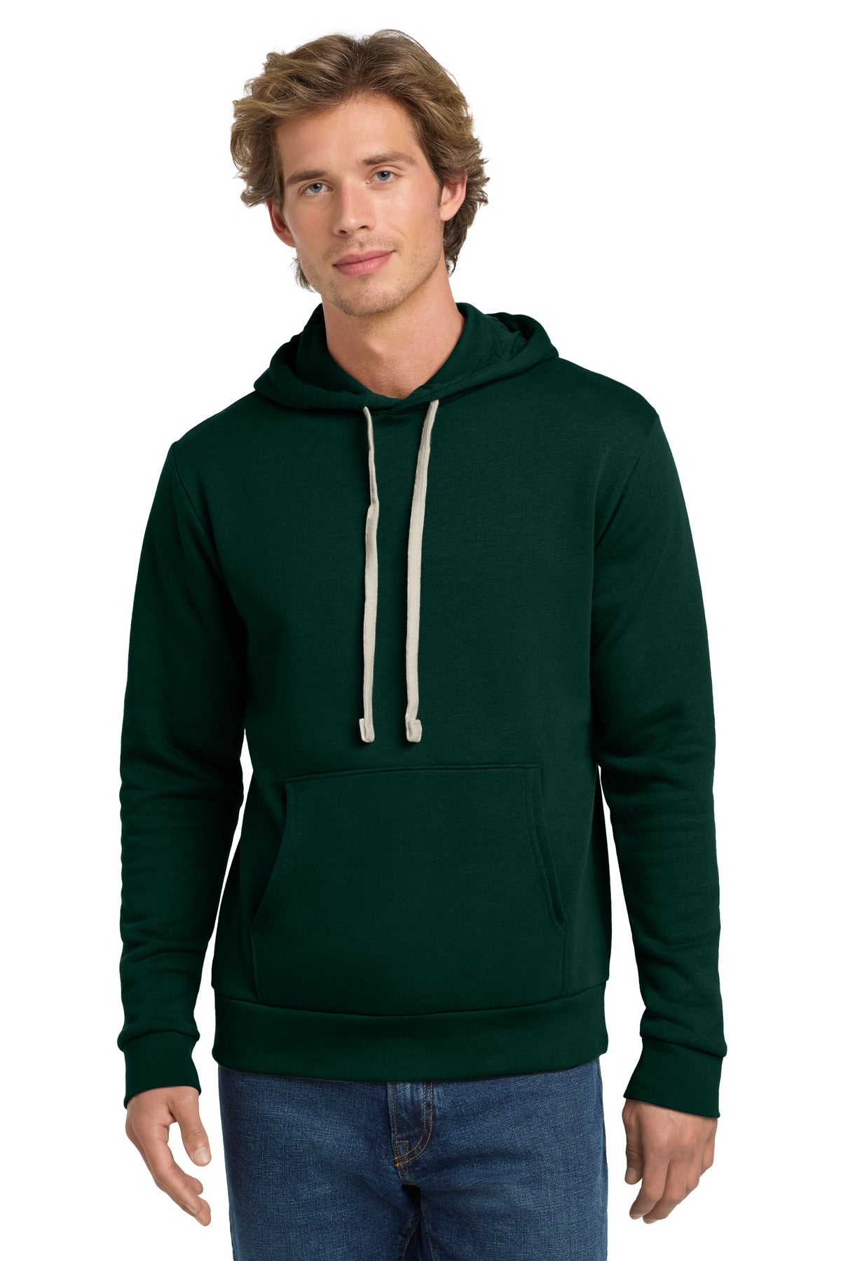 Custom Forest Green Adult Santa Barbara Pullover Hoodie NL9303, personalized by SanCanDo Swag in Argyle, TX