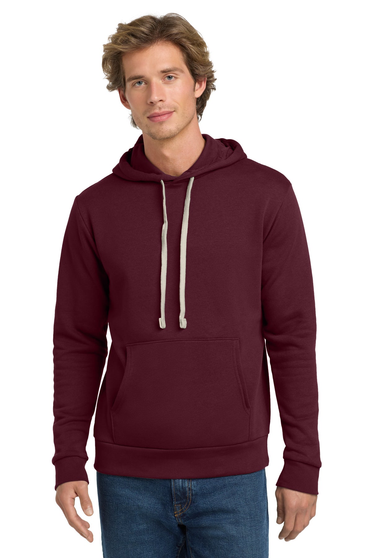 Custom Maroon Adult Santa Barbara Pullover Hoodie NL9303, personalized by SanCanDo Swag in Argyle, TX
