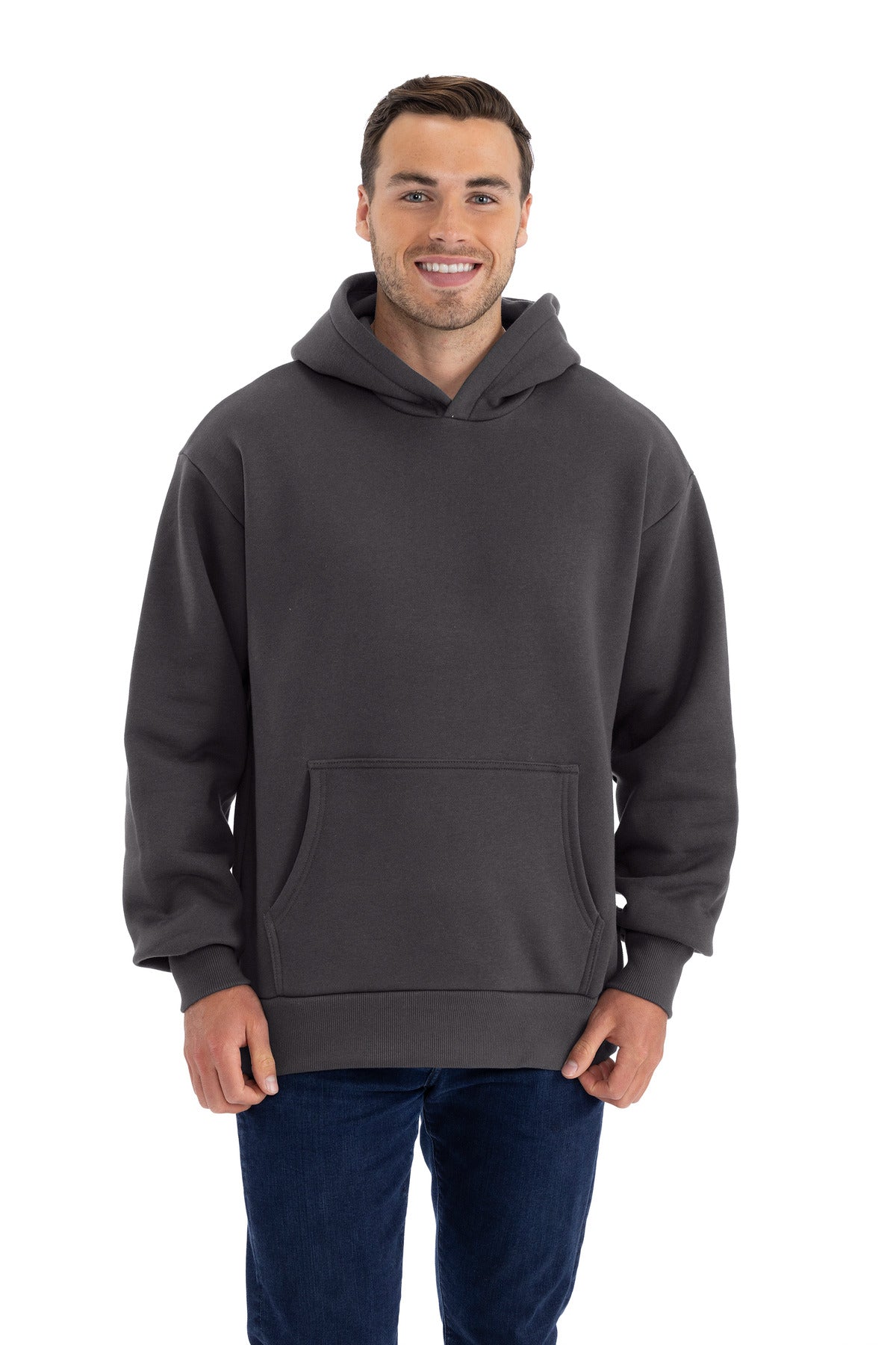 Custom Graphite Black Heavyweight Hoodie NL9307, personalized by SanCanDo Swag in Argyle, TX