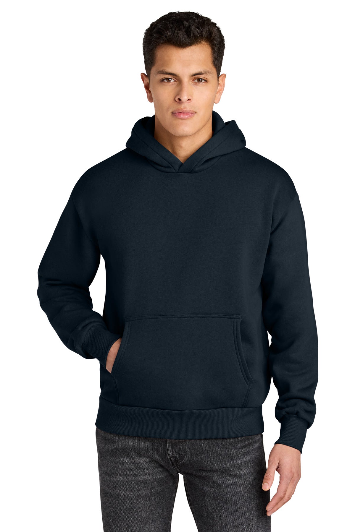 Custom Midnight Navy Heavyweight Hoodie NL9307, personalized by SanCanDo Swag in Argyle, TX