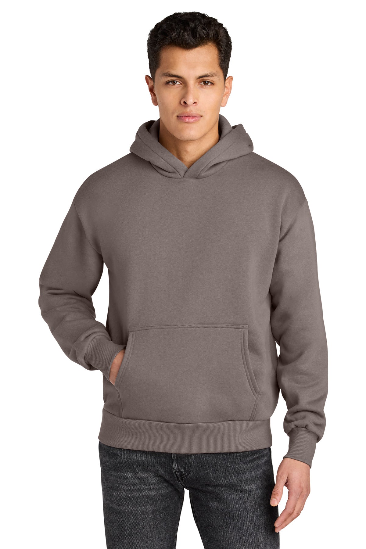 Custom Shiitake Heavyweight Hoodie NL9307, personalized by SanCanDo Swag in Argyle, TX