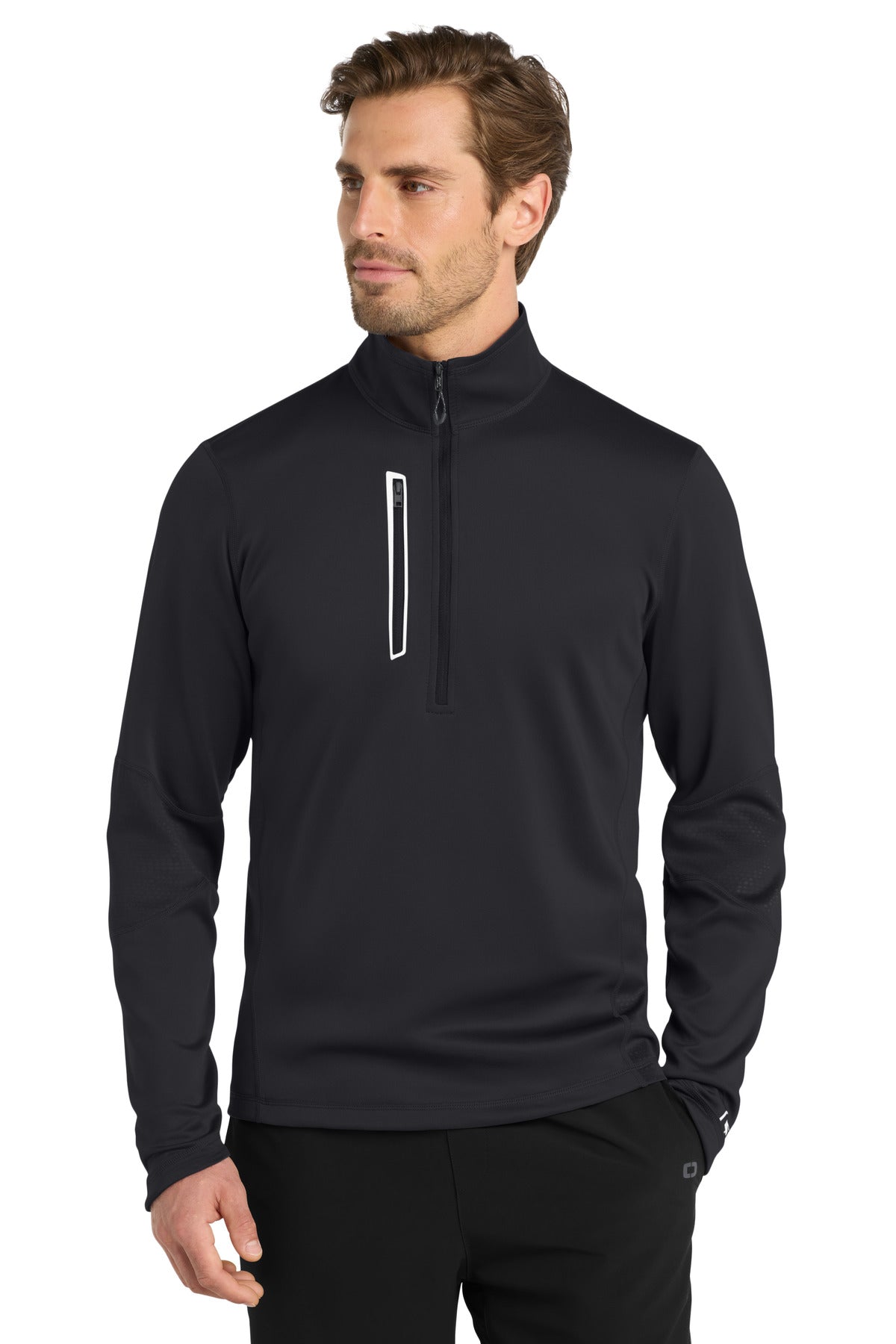 Custom Blacktop Fulcrum 1/4-Zip OE701, personalized by SanCanDo Swag in Argyle, TX