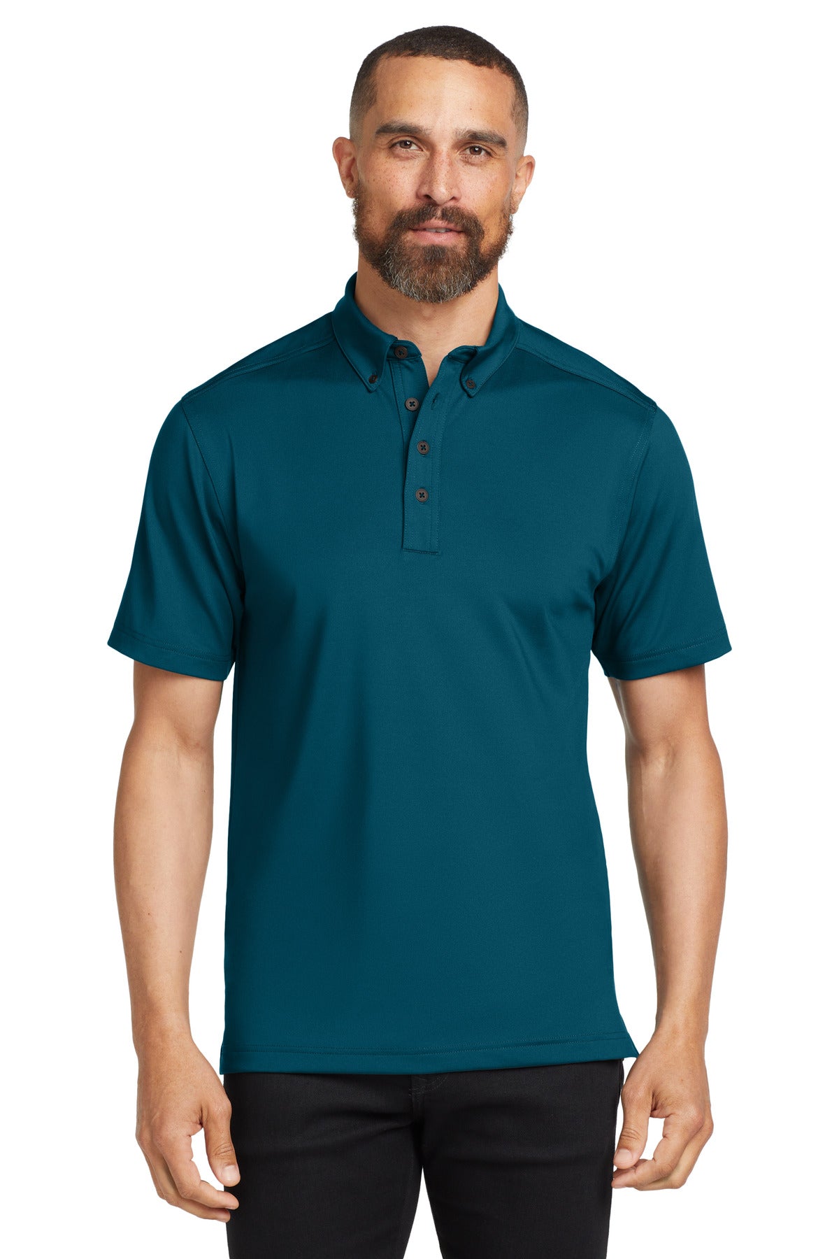 Custom Teal Throttle Gauge Polo OG122, personalized by SanCanDo Swag in Argyle, TX