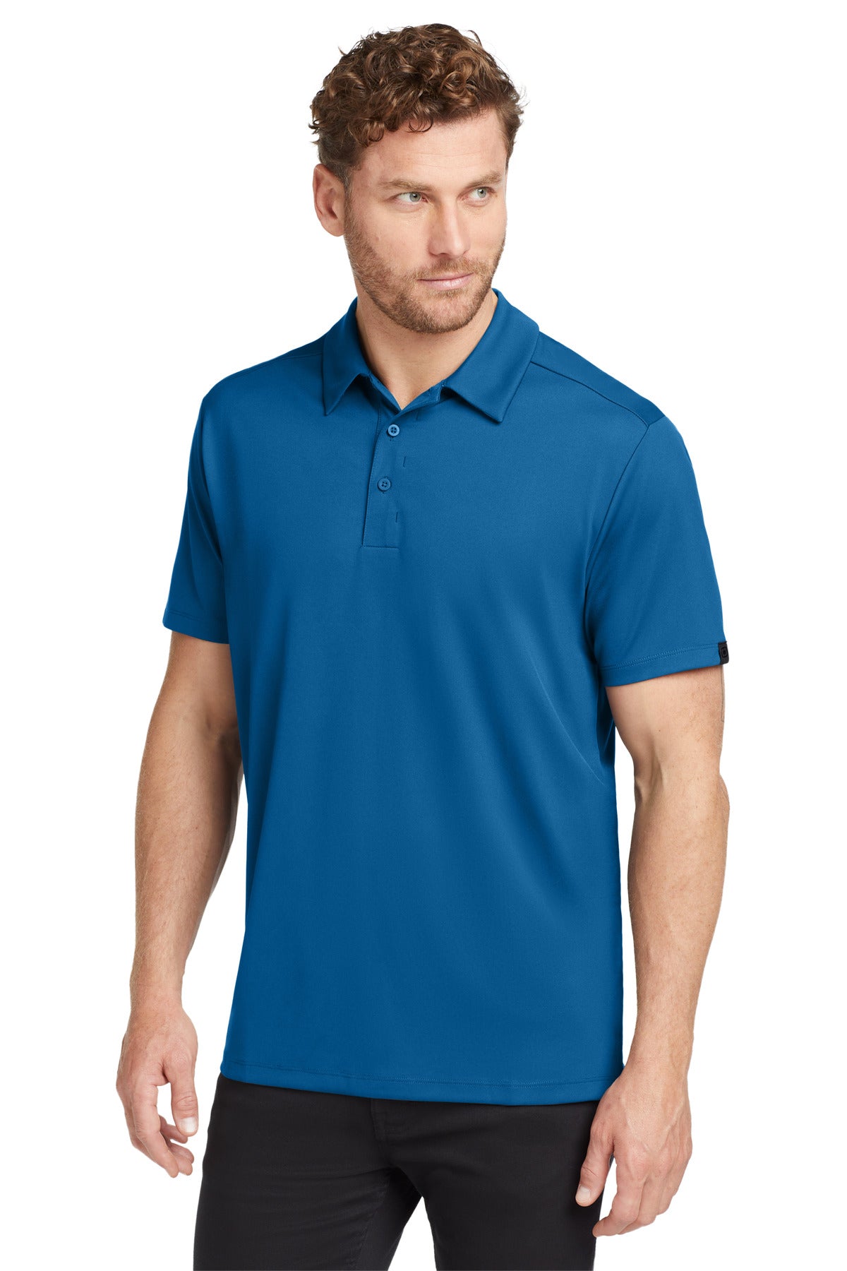Custom Bolt Blue Framework Polo OG125, personalized by SanCanDo Swag in Argyle, TX