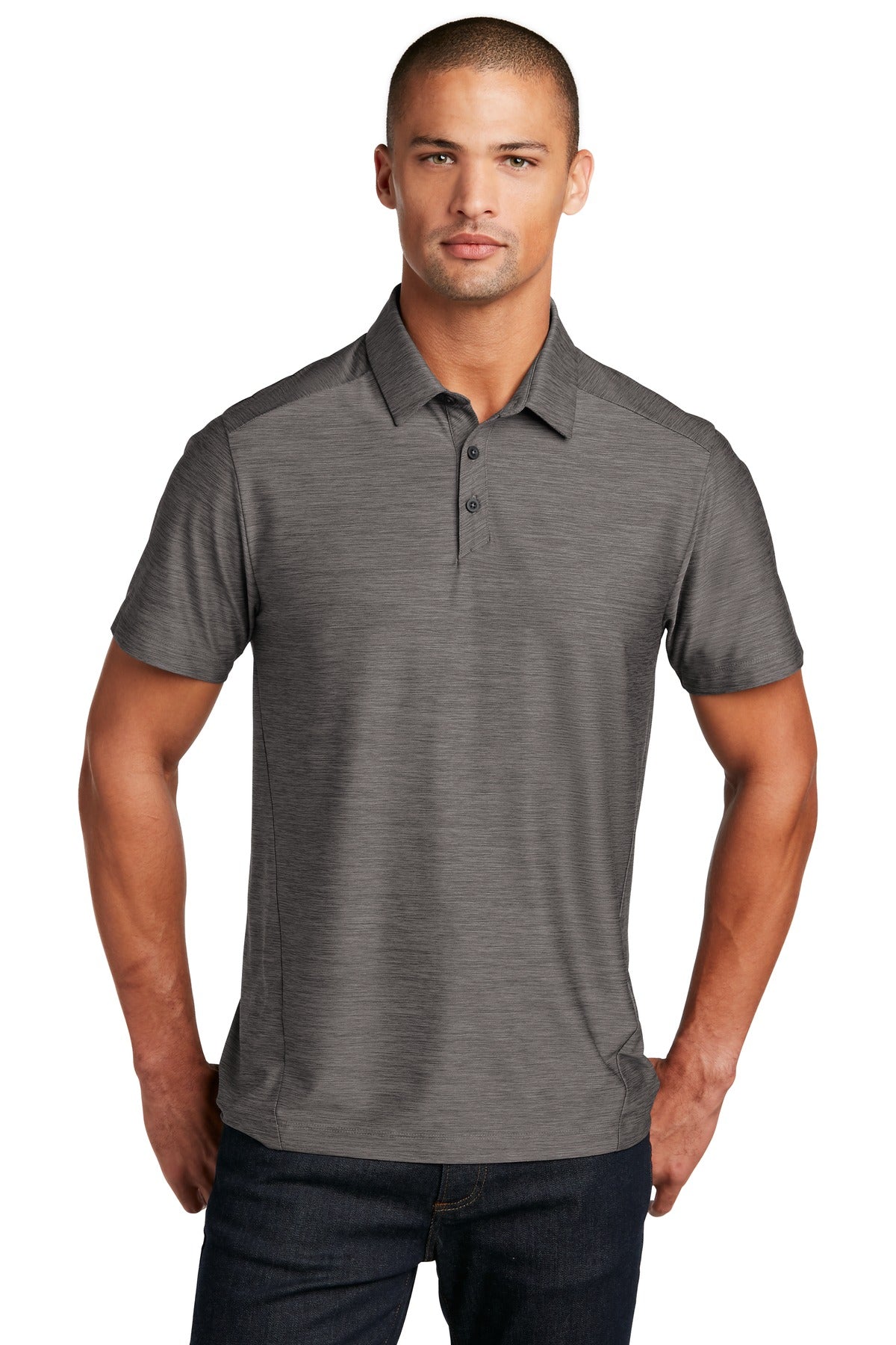 Custom Gear Grey Slate Polo OG143, personalized by SanCanDo Swag in Argyle, TX