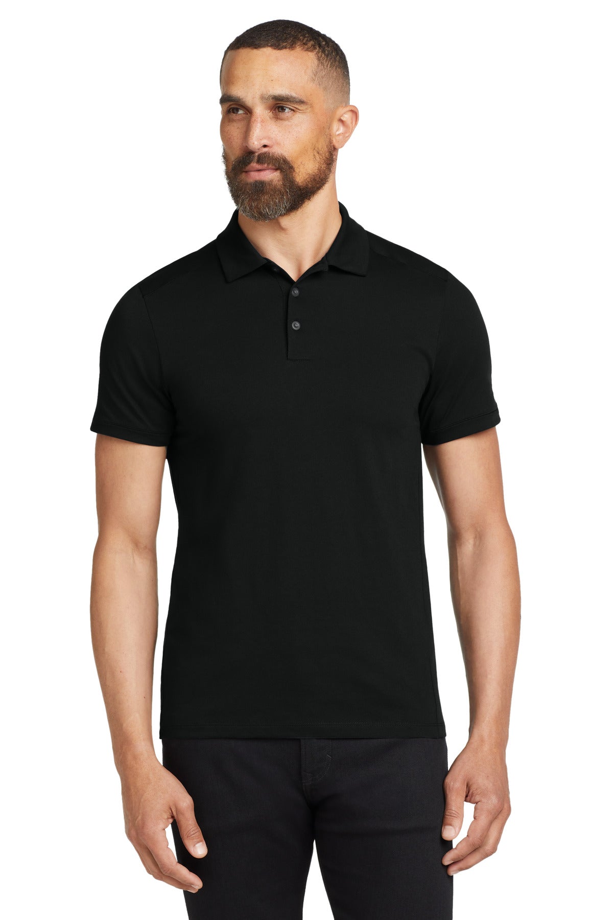 Custom Blacktop Code Stretch Polo OG146, personalized by SanCanDo Swag in Argyle, TX