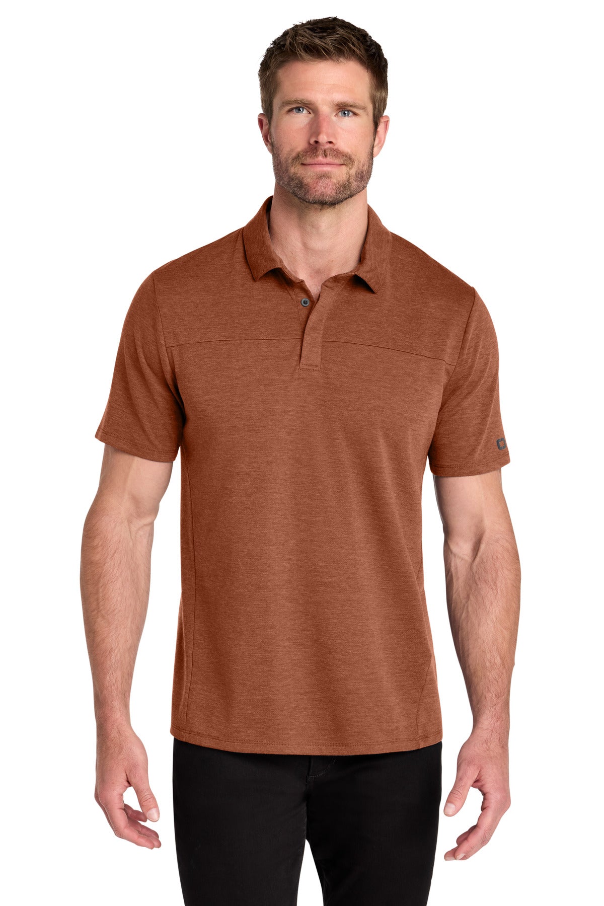 Custom Deep Rust Command Polo OG150, personalized by SanCanDo Swag in Argyle, TX