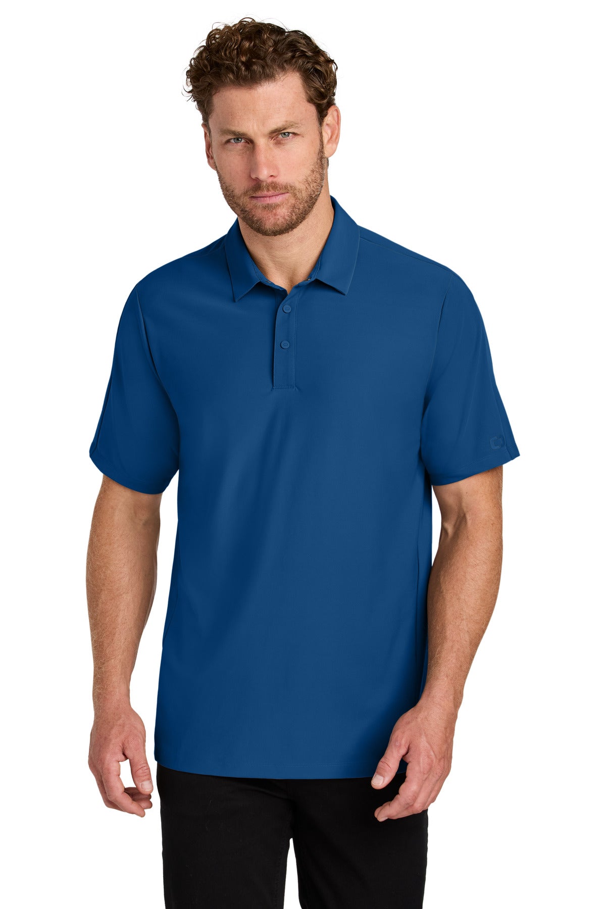 Custom Force Blue Envision Polo OG154, personalized by SanCanDo Swag in Argyle, TX