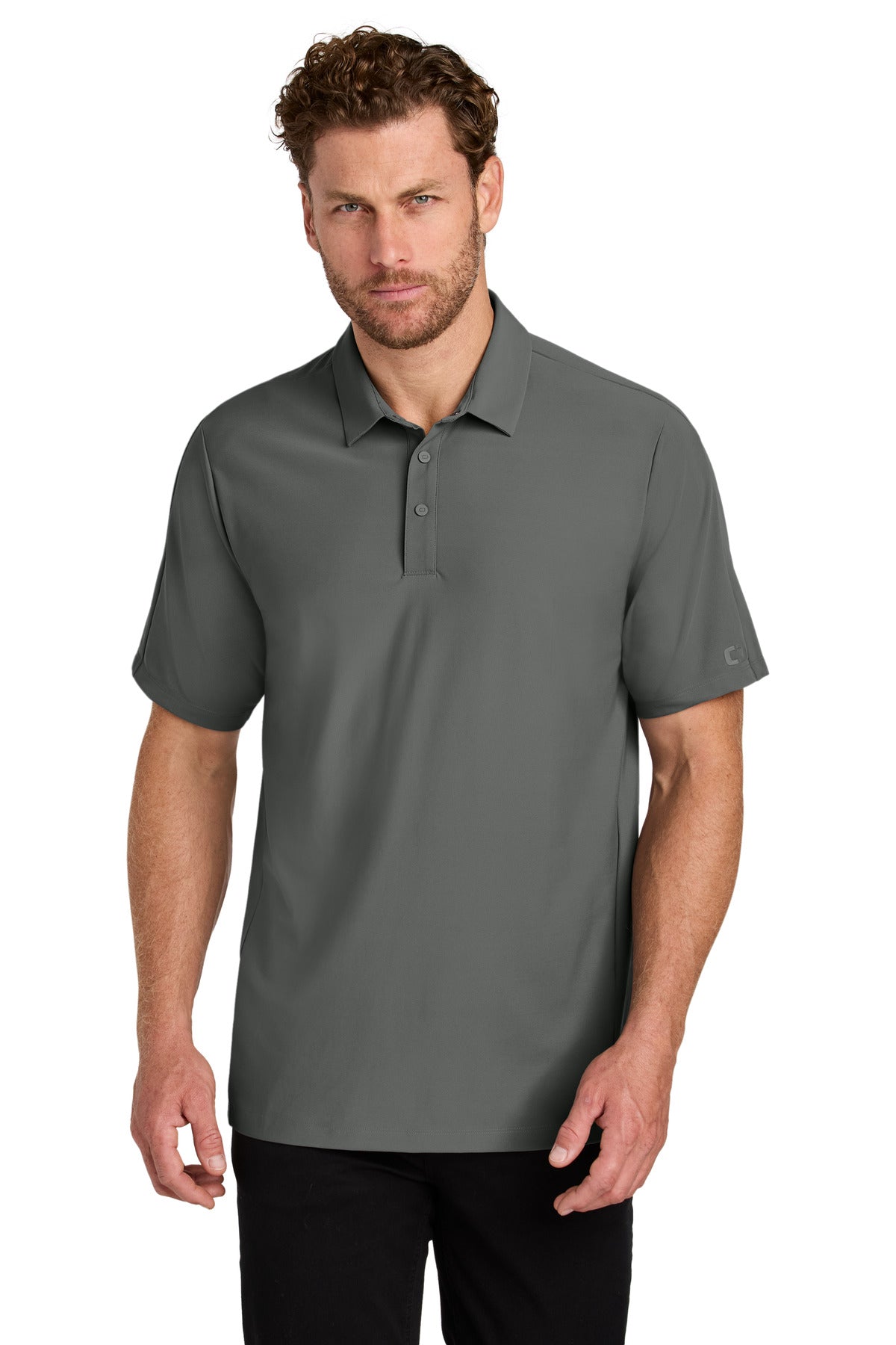 Custom Rogue Grey Envision Polo OG154, personalized by SanCanDo Swag in Argyle, TX