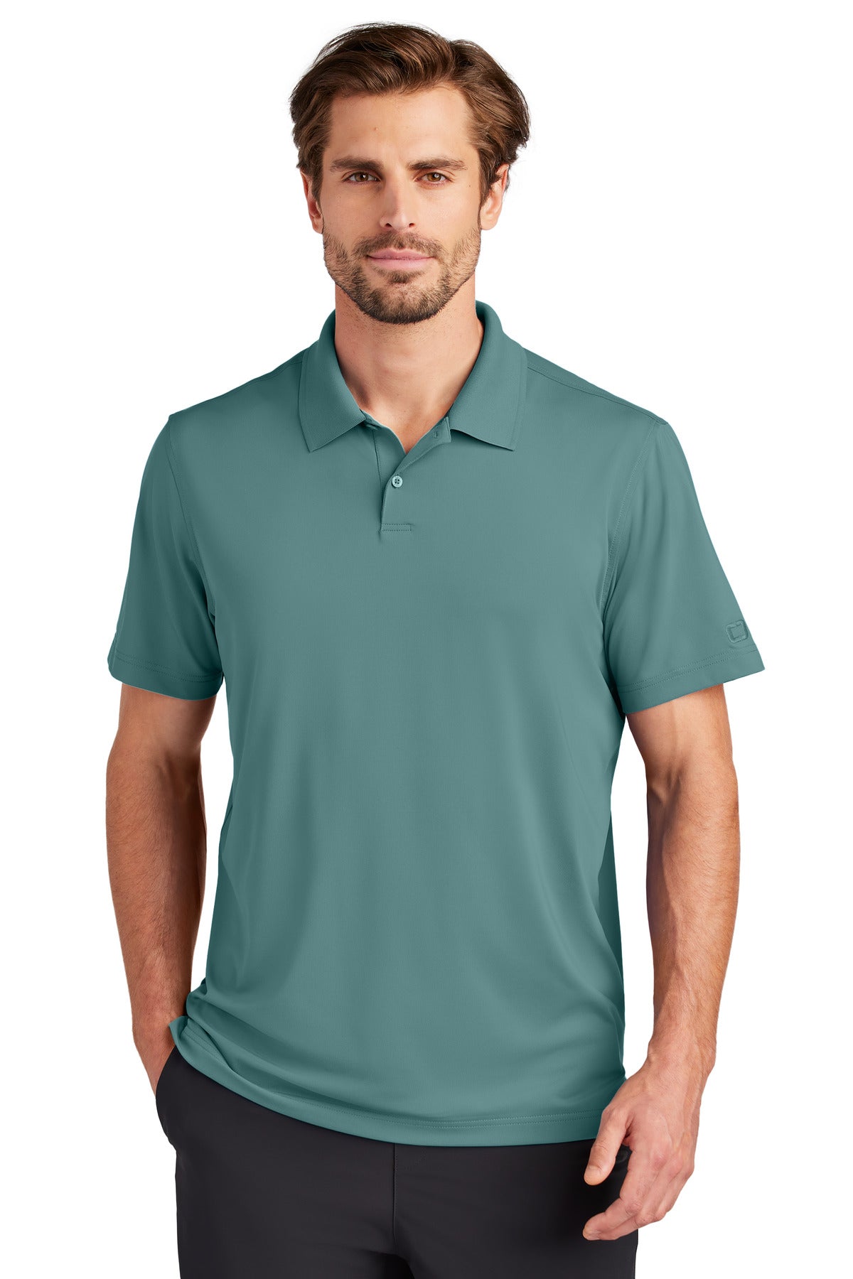 Custom Arctic Mist Regain Polo OG170, personalized by SanCanDo Swag in Argyle, TX