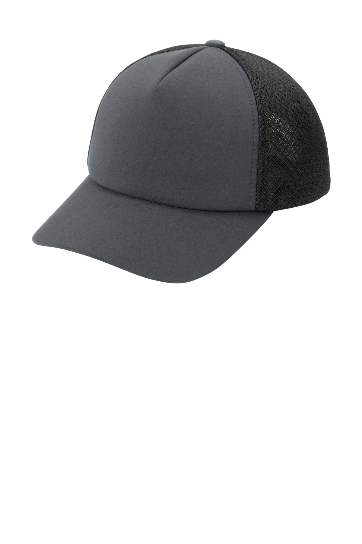 Custom Gear Grey/ Blacktop Foam Trucker OG605, personalized by SanCanDo Swag in Argyle, TX
