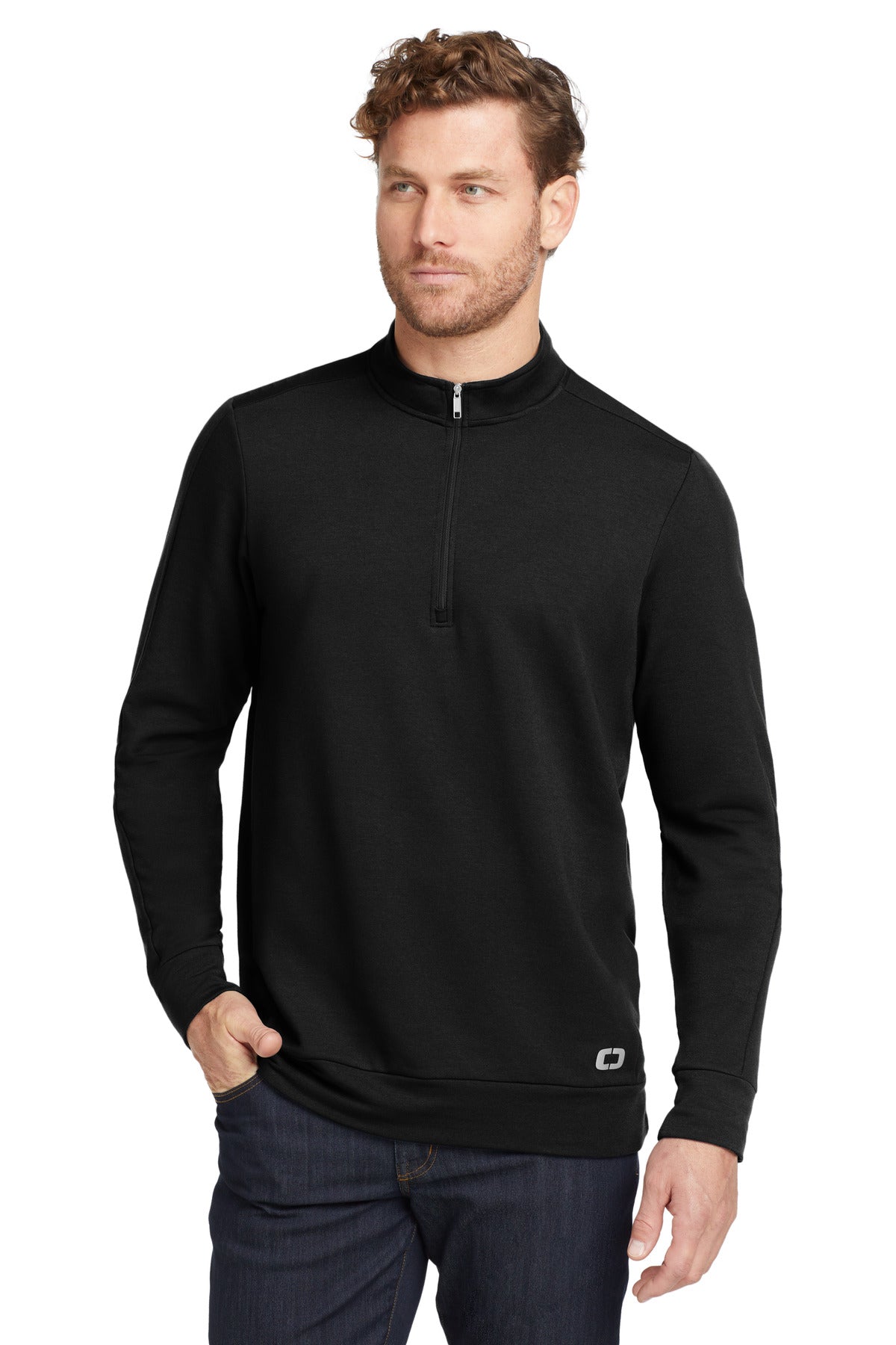 Custom Blacktop Luuma 1/2-Zip Fleece OG813, personalized by SanCanDo Swag in Argyle, TX
