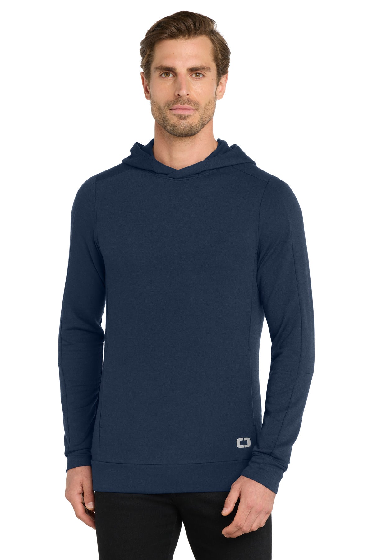Custom River Blue Navy Luuma Hoodie OG814, personalized by SanCanDo Swag in Argyle, TX