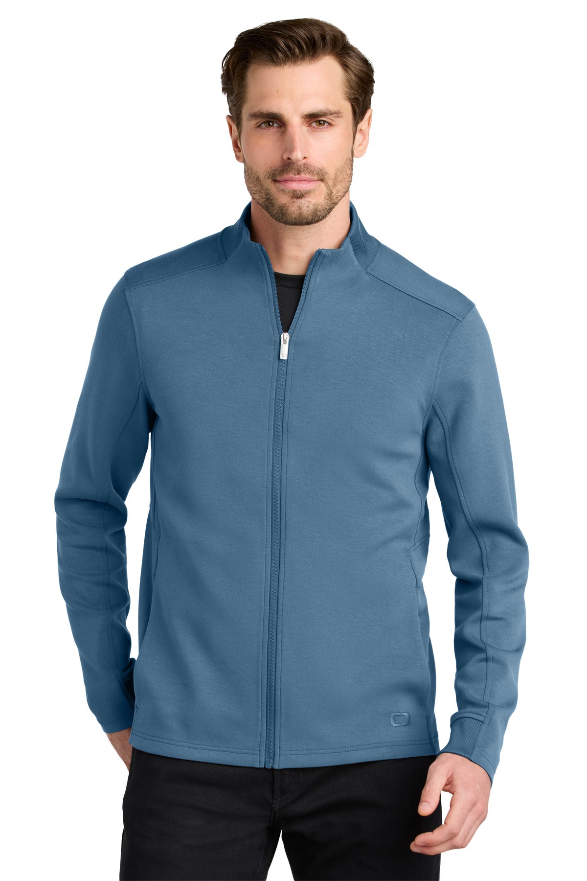 Custom Blue Mist Transcend Full-Zip OG860, personalized by SanCanDo Swag in Argyle, TX