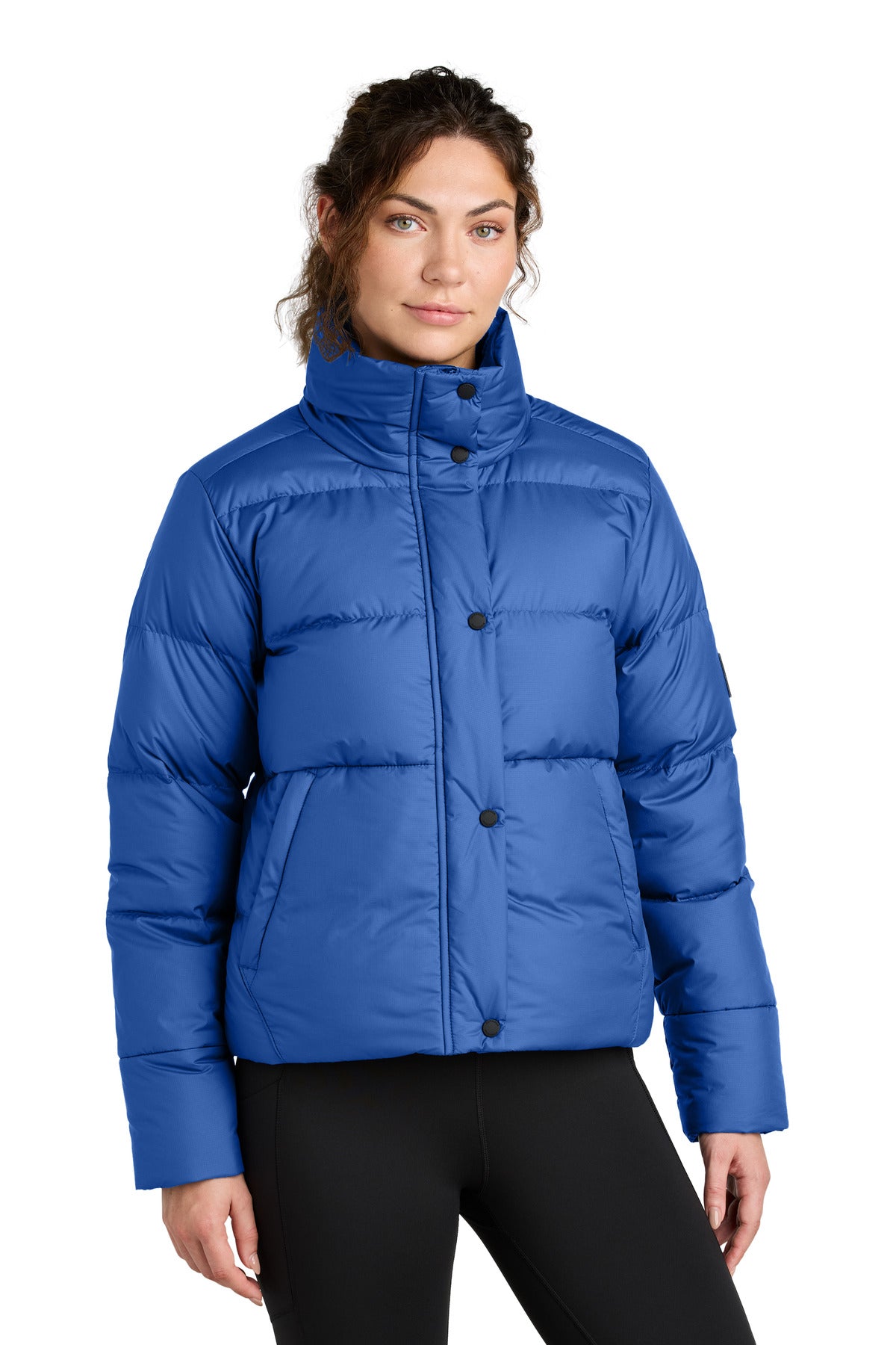 Custom Galaxy Blue Research Coldsnap Down Jacket OR322225, personalized by SanCanDo Swag in Argyle, TX