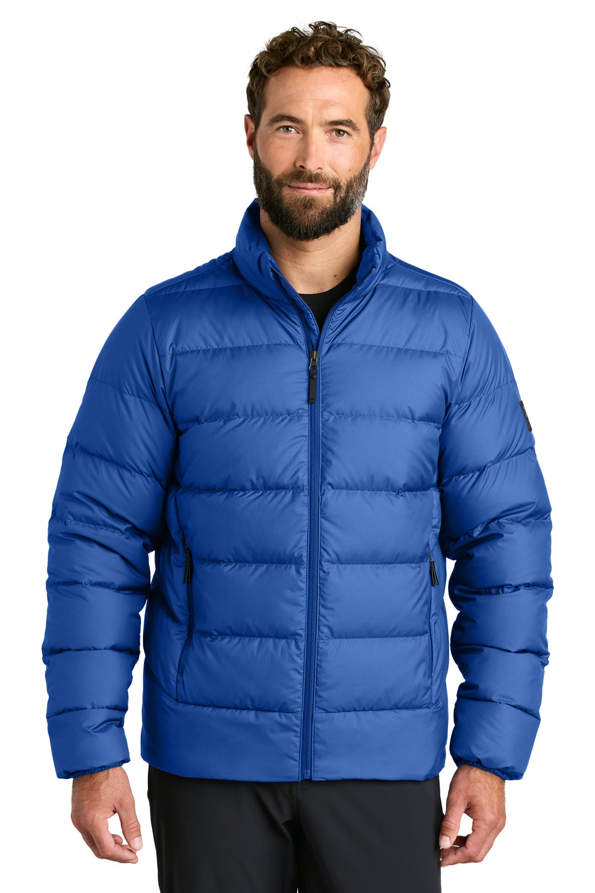 Custom Galaxy Blue Research Coldsnap Down Jacket OR322226, personalized by SanCanDo Swag in Argyle, TX