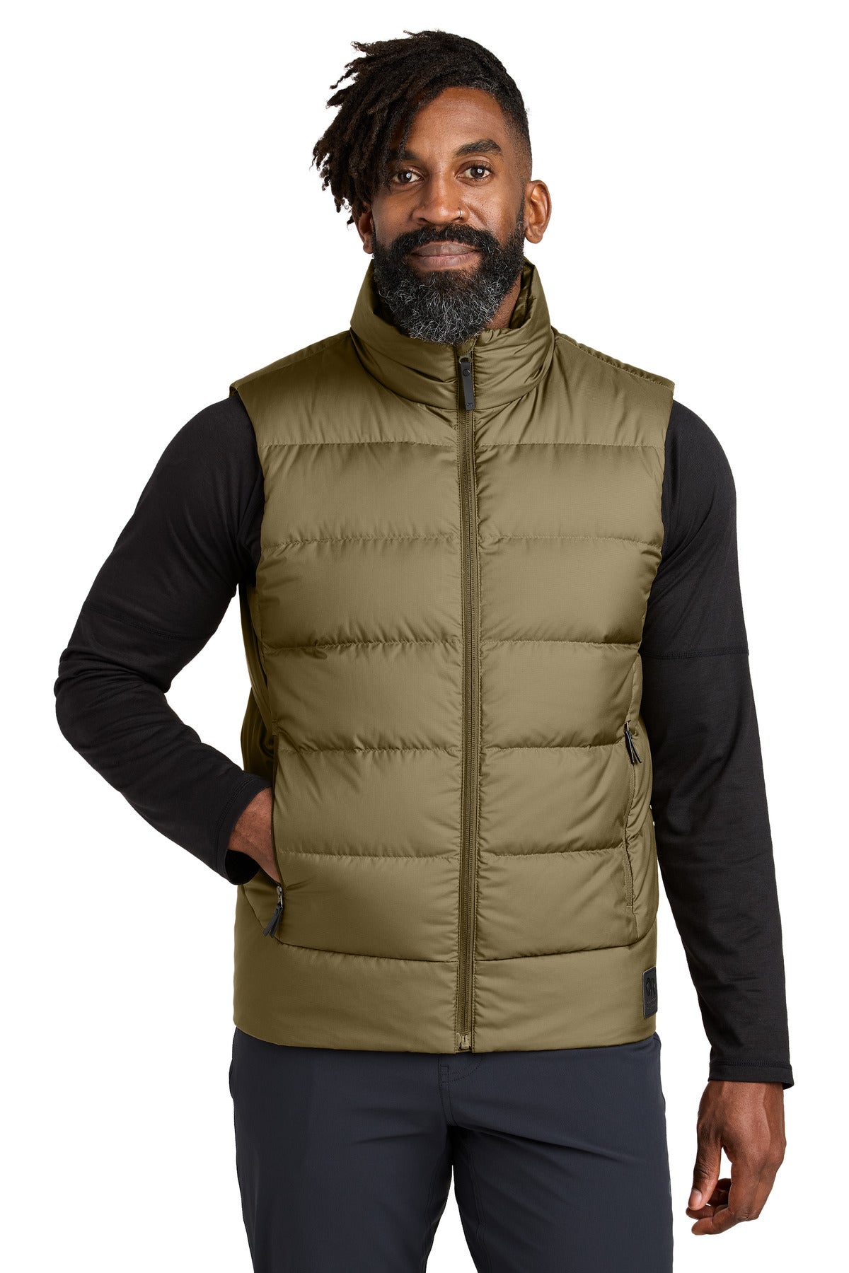 Custom Loden Research Coldsnap Down Vest OR322227, personalized by SanCanDo Swag in Argyle, TX