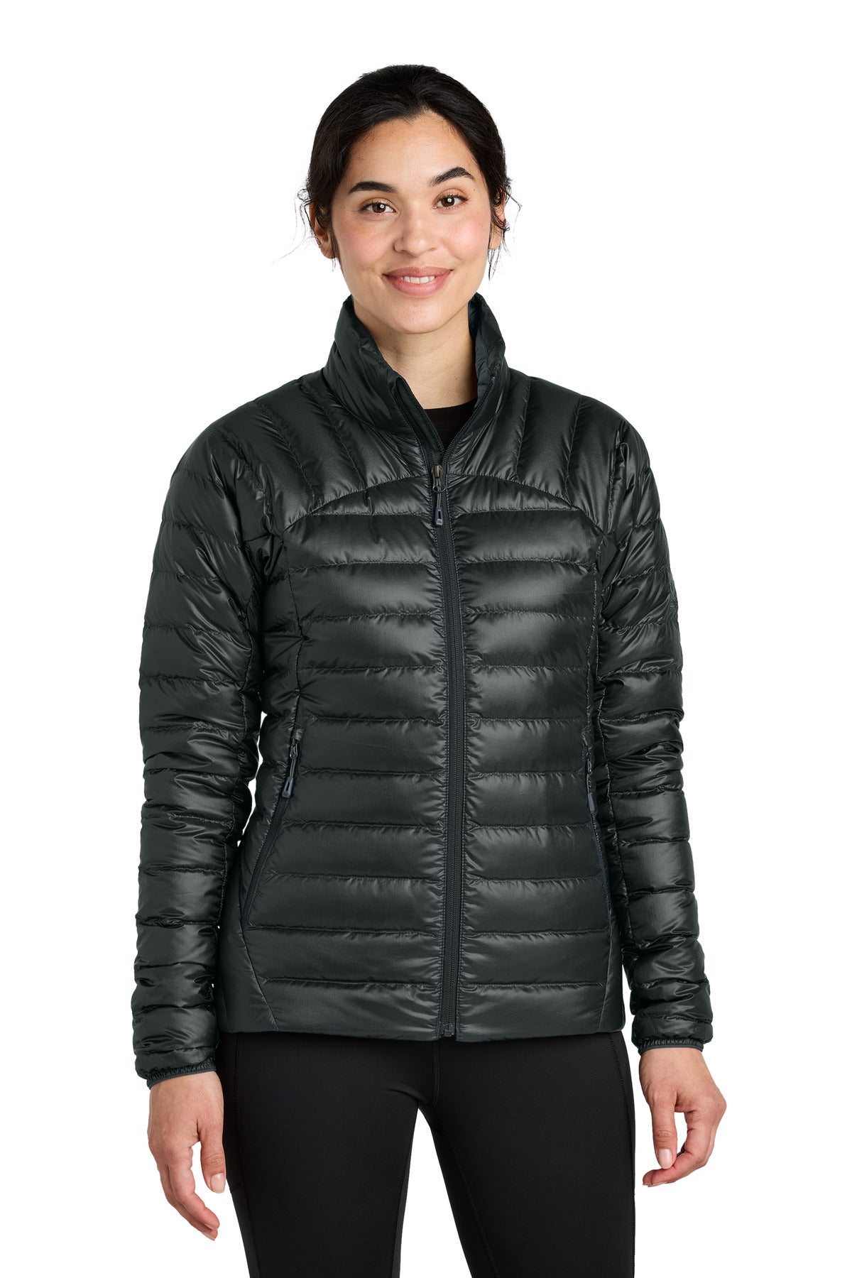 Custom Black 800 Tech Down Jacket OR322229, personalized by SanCanDo Swag in Argyle, TX