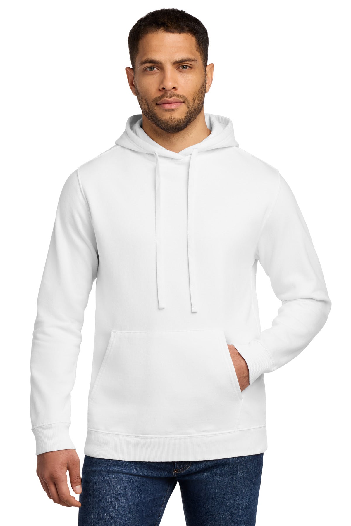 Custom White Beach Wash Garment-Dyed Hoodie PC098H, personalized by SanCanDo Swag in Argyle, TX