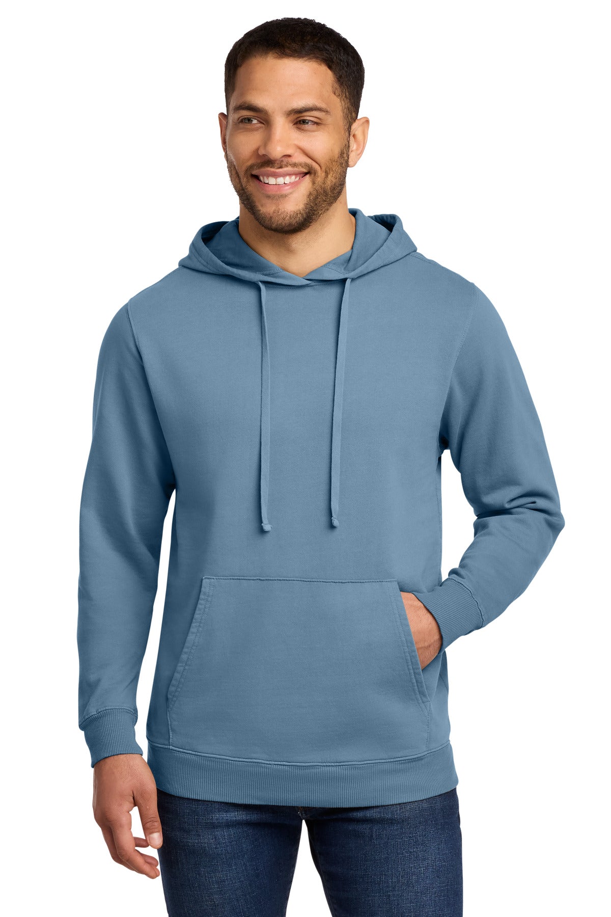 Custom Mist Beach Wash Garment-Dyed Hoodie PC098H, personalized by SanCanDo Swag in Argyle, TX