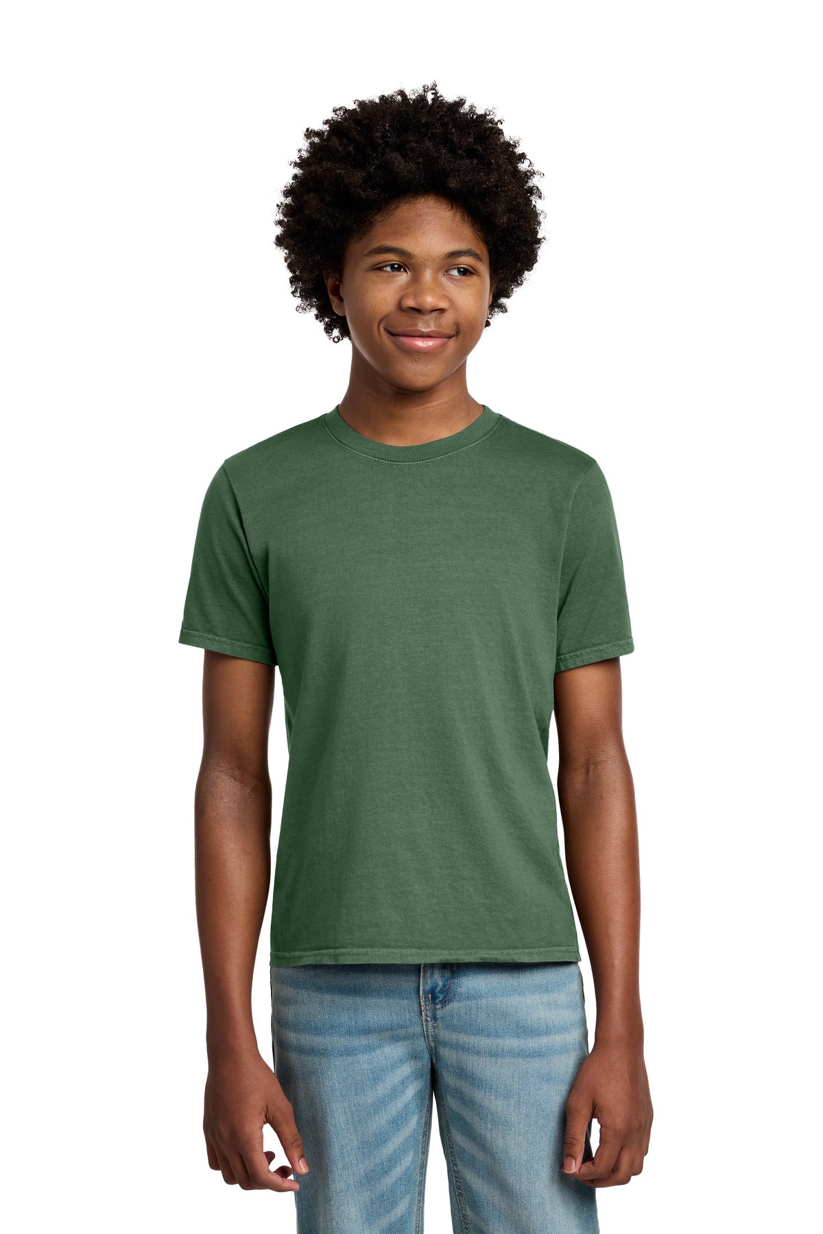 Custom Safari Youth Beach Wash Garment-Dyed Tee PC099Y, personalized by SanCanDo Swag in Argyle, TX