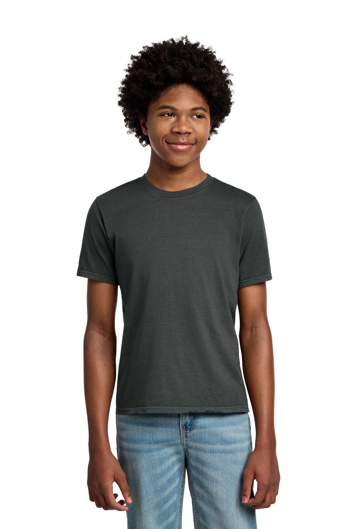 Custom Coal Youth Beach Wash Garment-Dyed Tee PC099Y, personalized by SanCanDo Swag in Argyle, TX