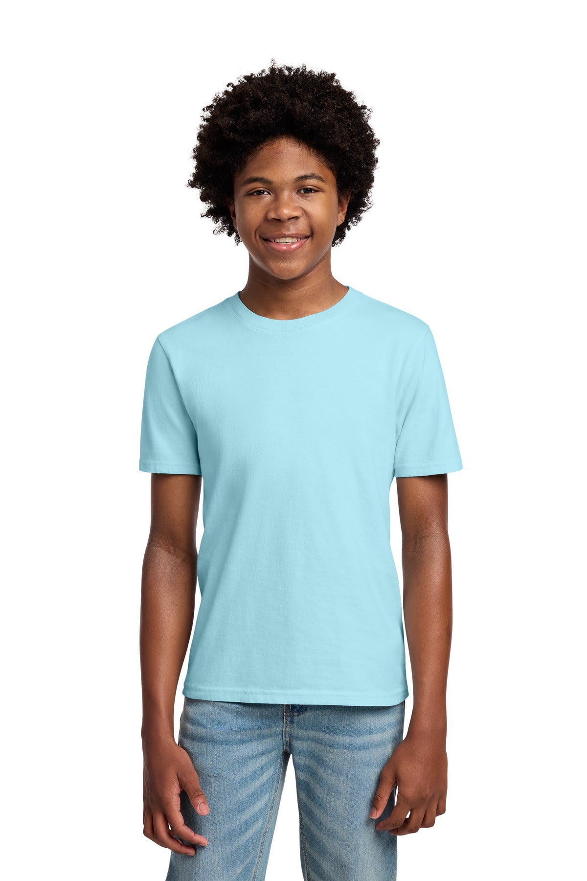 Custom Glacier Youth Beach Wash Garment-Dyed Tee PC099Y, personalized by SanCanDo Swag in Argyle, TX