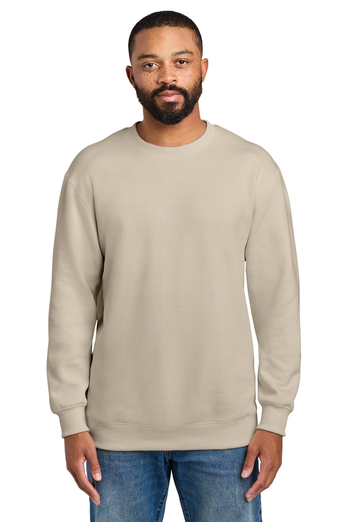 Custom Light Sand Foundation Fleece Pullover Crewneck PC107, personalized by SanCanDo Swag in Argyle, TX