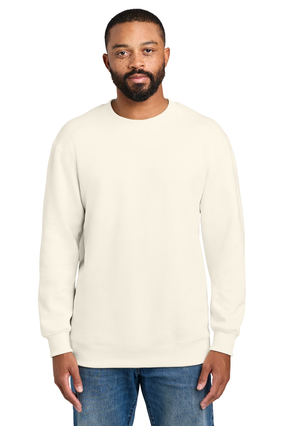 Custom Ivory Foundation Fleece Pullover Crewneck PC107, personalized by SanCanDo Swag in Argyle, TX