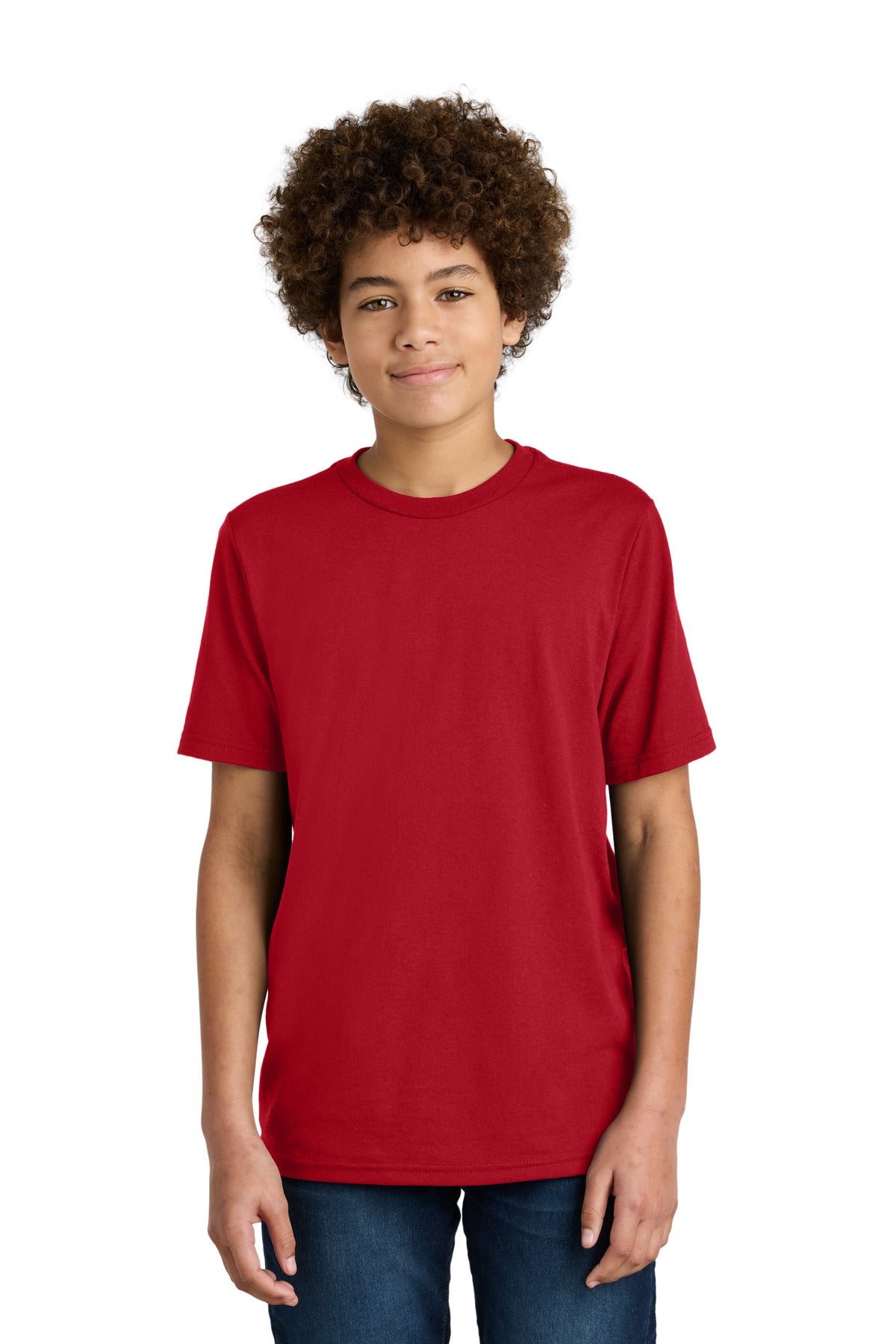 Custom Red Youth CVC Tee PC340Y, personalized by SanCanDo Swag in Argyle, TX