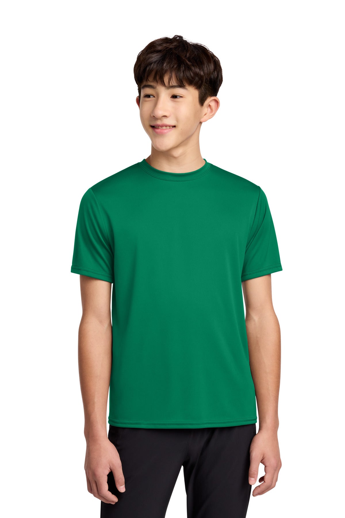 Custom Kelly Youth Performance Tee PC380Y, personalized by SanCanDo Swag in Argyle, TX