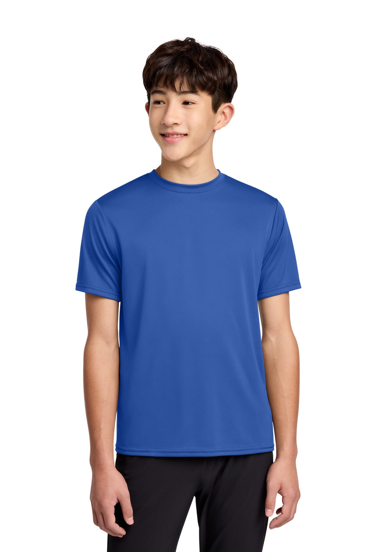 Custom Royal Youth Performance Tee PC380Y, personalized by SanCanDo Swag in Argyle, TX