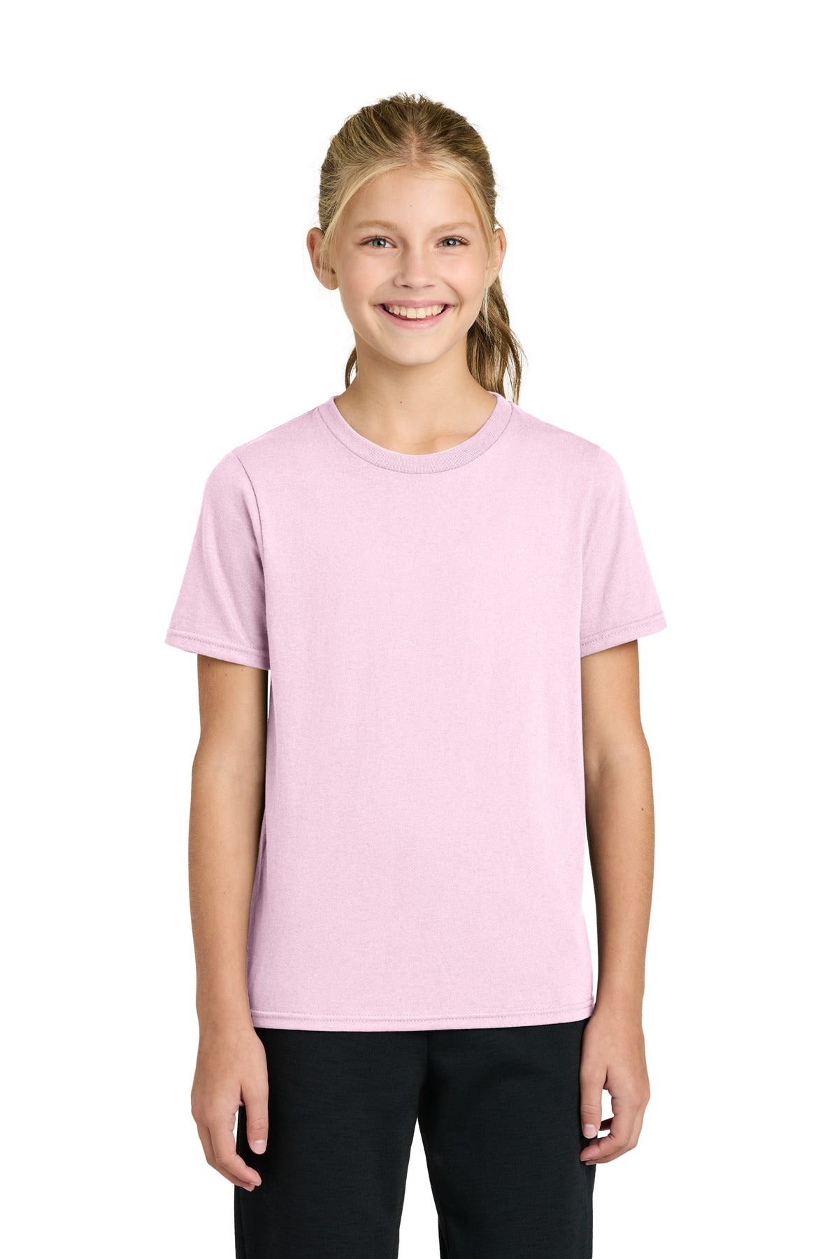 Custom Cherry Blossom Youth Easy Cotton Tee PC43Y, personalized by SanCanDo Swag in Argyle, TX