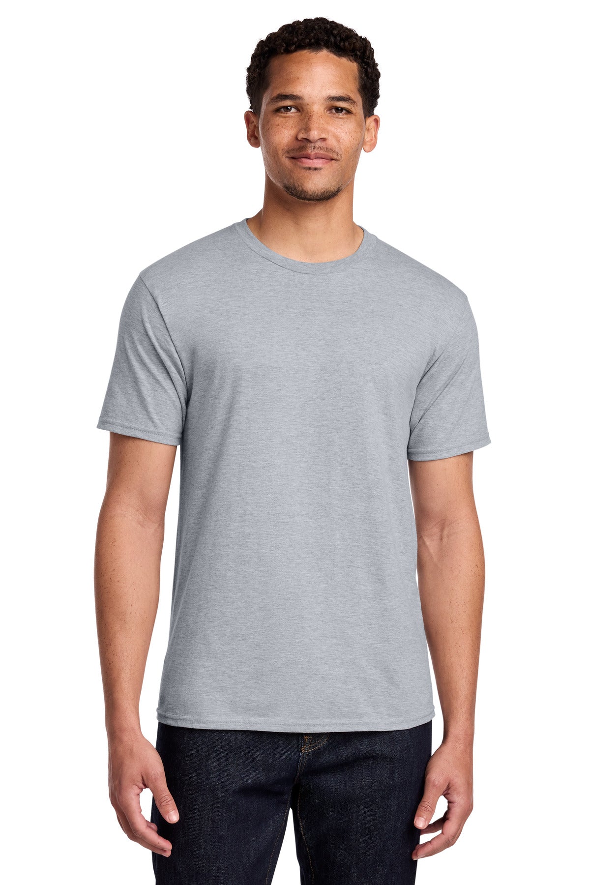 Custom Athletic Heather Fan Favorite Tee PC450, personalized by SanCanDo Swag in Argyle, TX