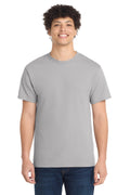 Custom Silver Core Cotton Tee PC54, personalized by SanCanDo Swag in Argyle, TX