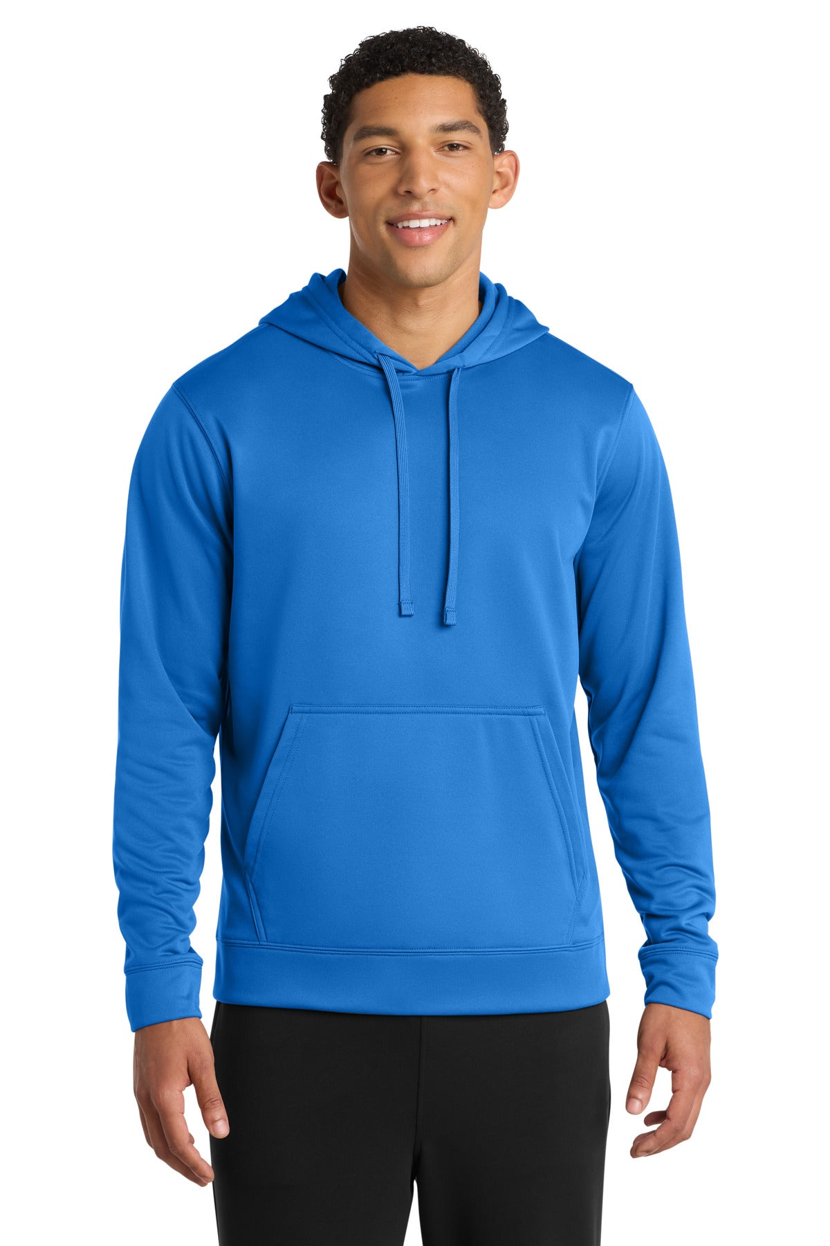 Custom Royal Performance Fleece Hoodie PC590H, personalized by SanCanDo Swag in Argyle, TX