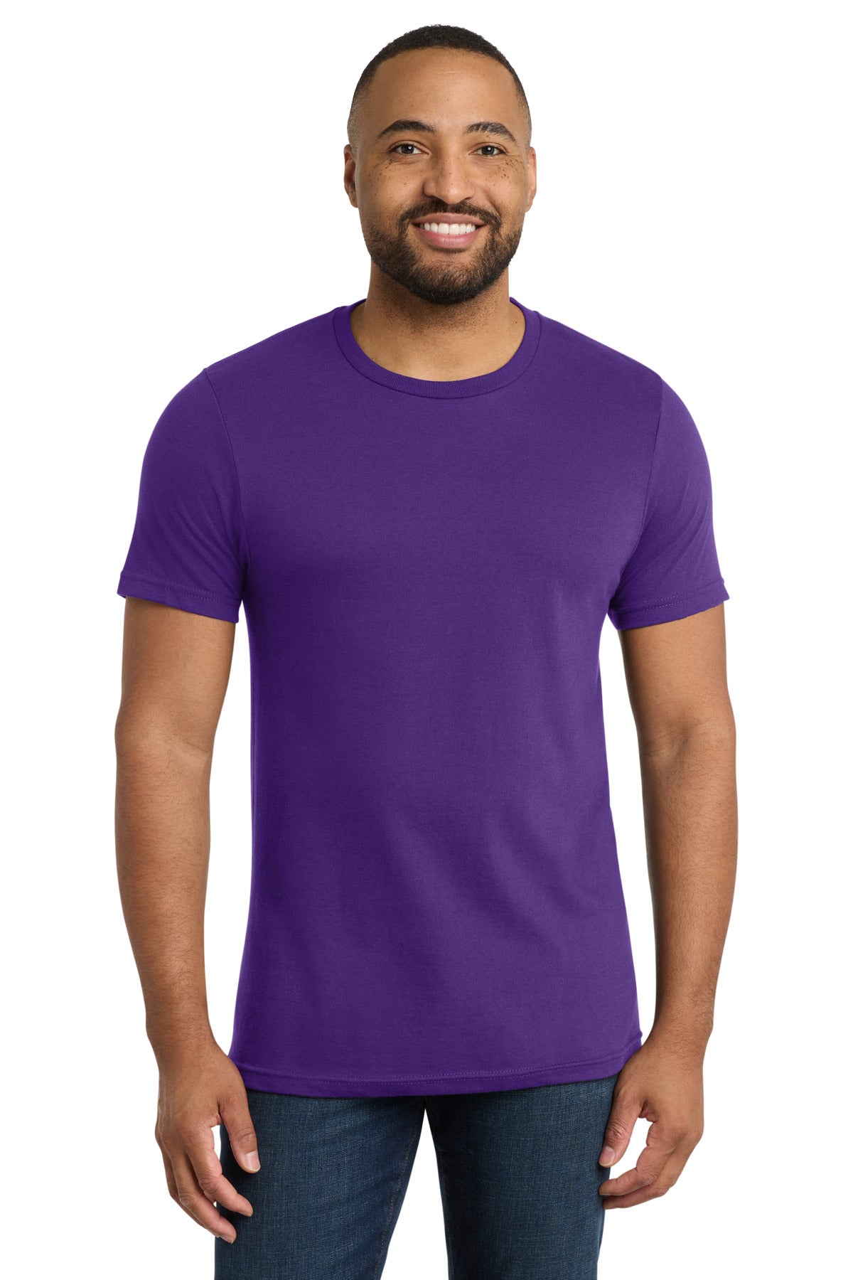 Custom Port & Company Bouncer Tee PC600 in Team Purple, personalized by SanCanDo Swag in Argyle, TX