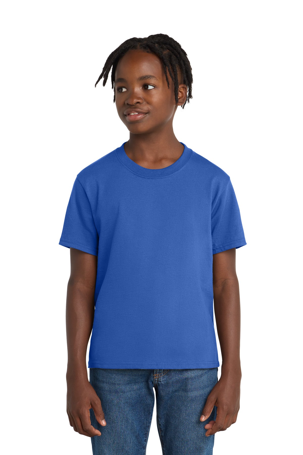 Custom Royal Youth Essential Tee PC61Y, personalized by SanCanDo Swag in Argyle, TX