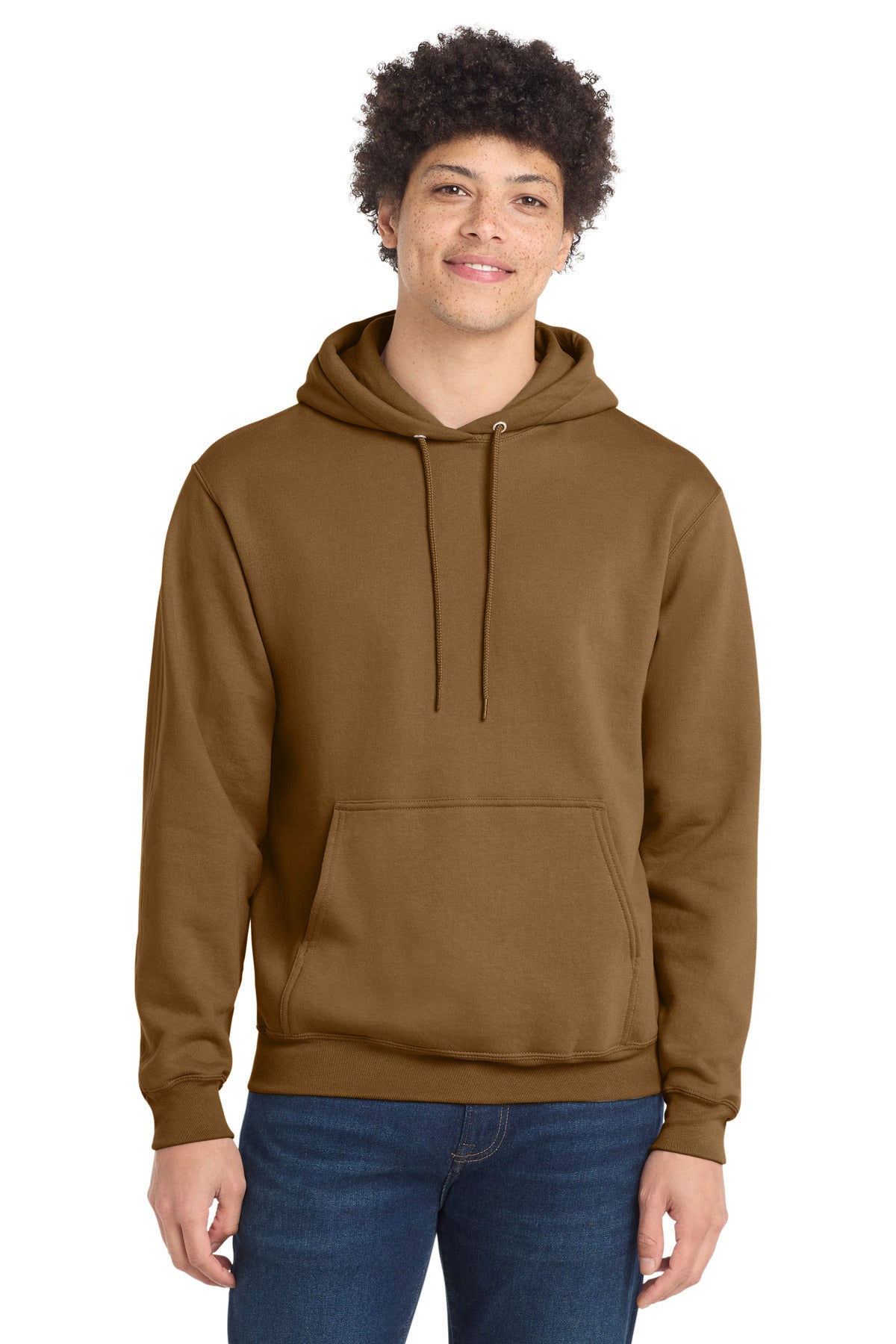 Custom Duck Brown Core Fleece Hoodie PC78H, personalized by SanCanDo Swag in Argyle, TX