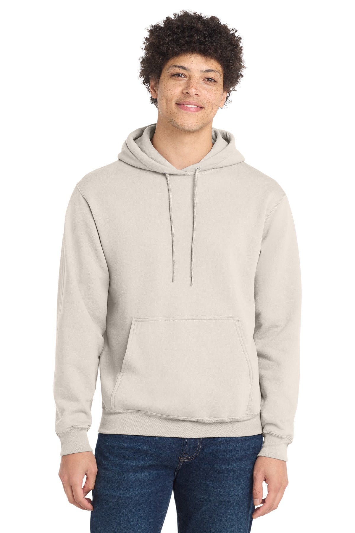 Custom Natural Core Fleece Hoodie PC78H, personalized by SanCanDo Swag in Argyle, TX
