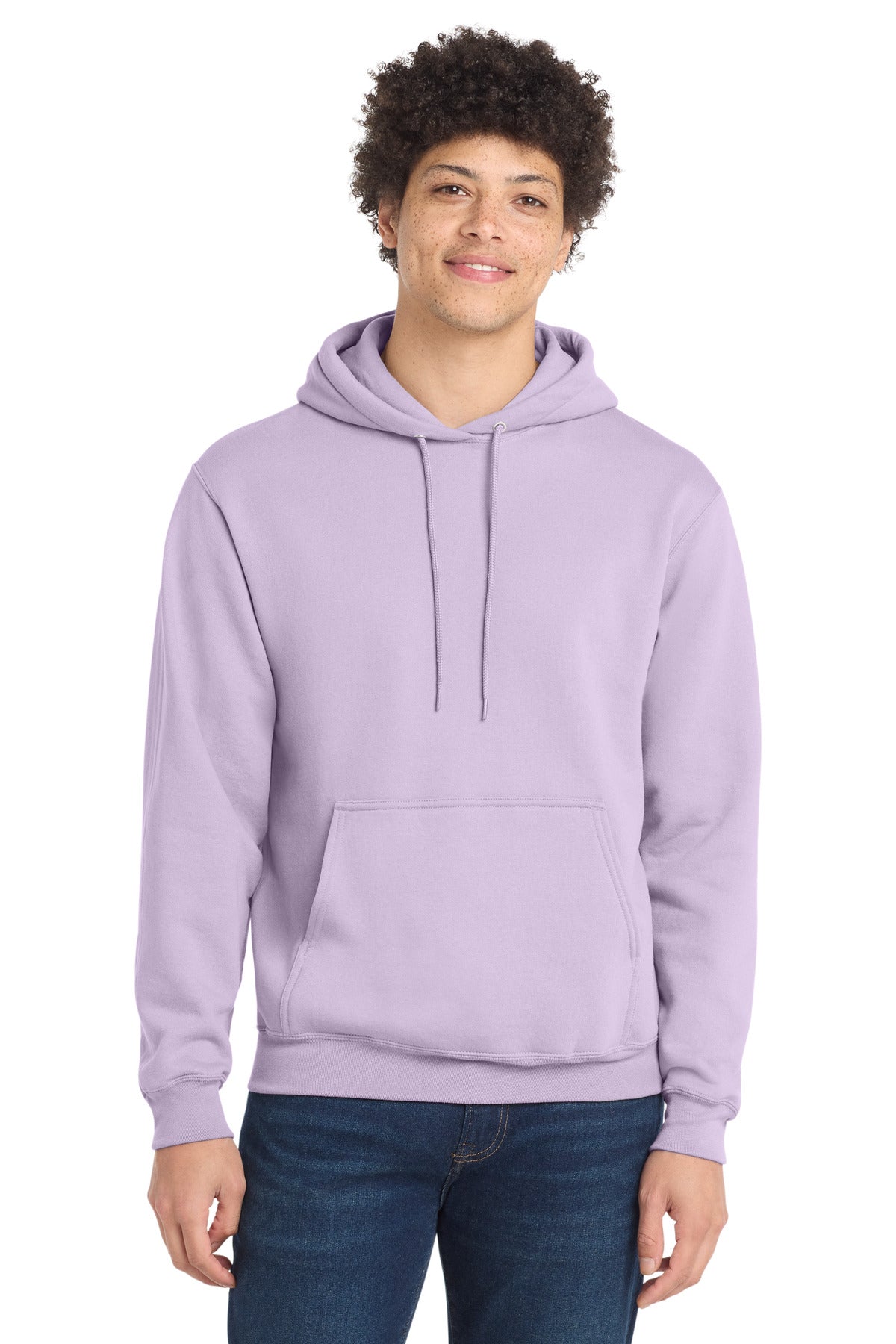 Custom Lavender Core Fleece Hoodie PC78H, personalized by SanCanDo Swag in Argyle, TX