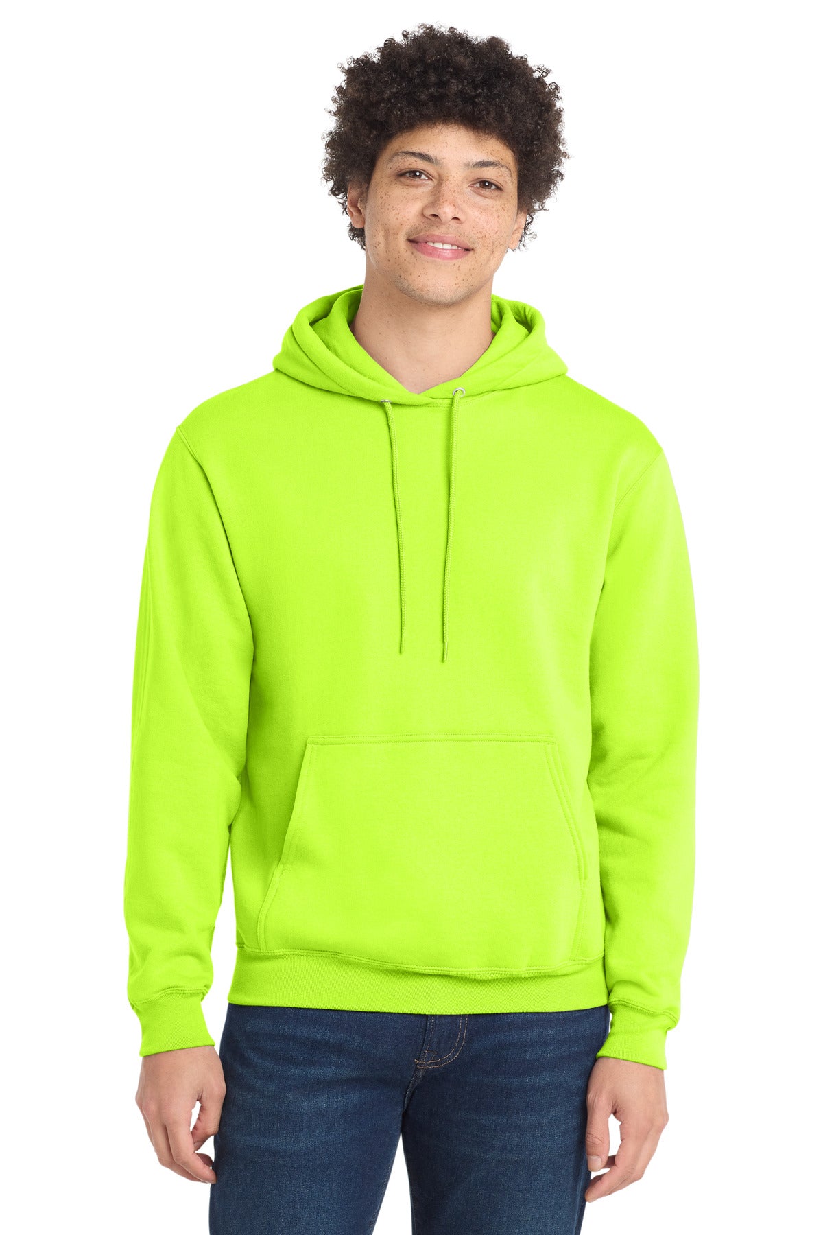 Custom S. Green Core Fleece Hoodie PC78H, personalized by SanCanDo Swag in Argyle, TX
