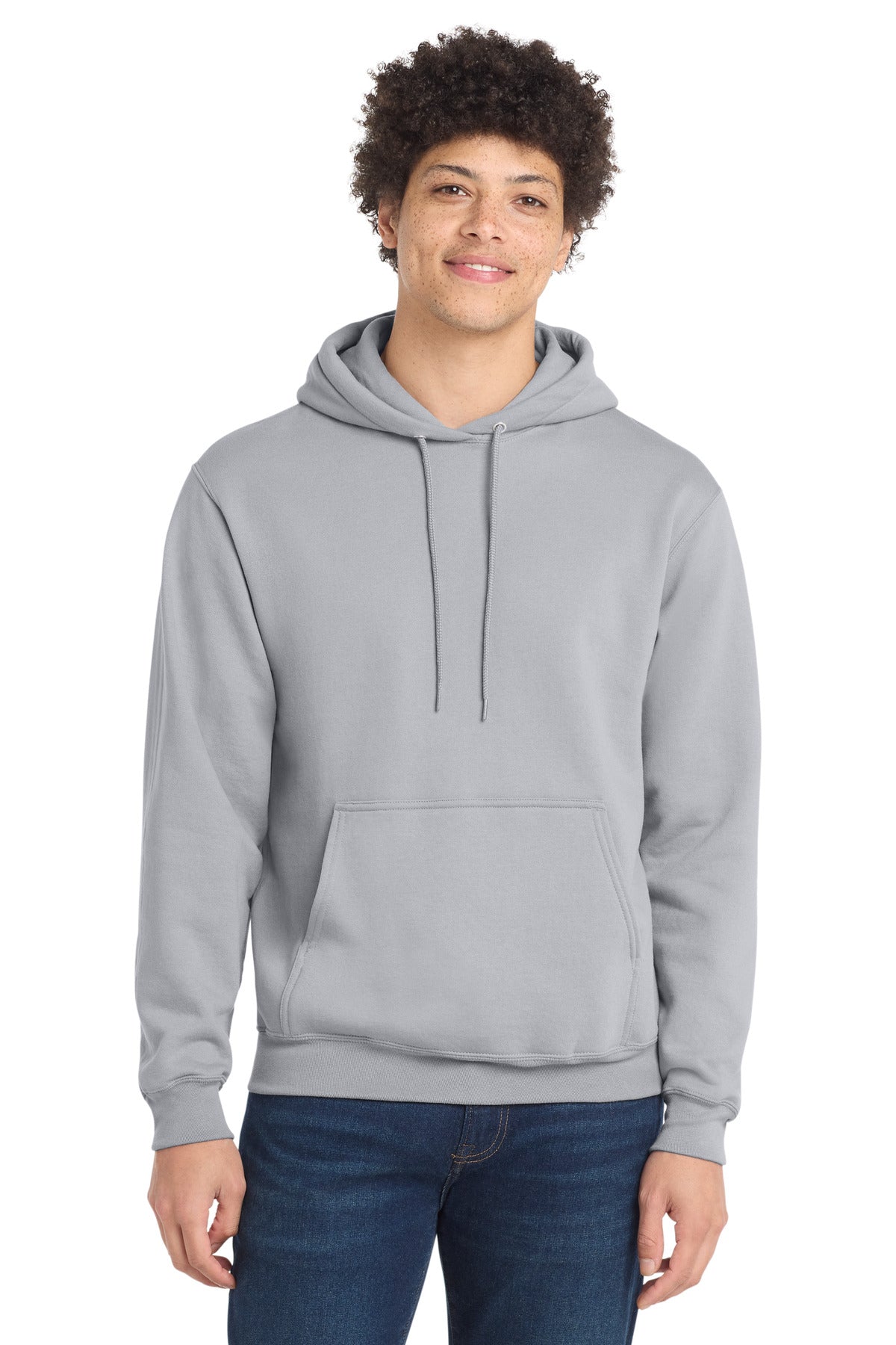 Custom Silver Core Fleece Hoodie PC78H, personalized by SanCanDo Swag in Argyle, TX