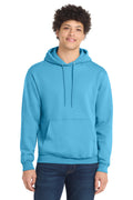 Custom Aquatic Blue Core Fleece Hoodie PC78H, personalized by SanCanDo Swag in Argyle, TX