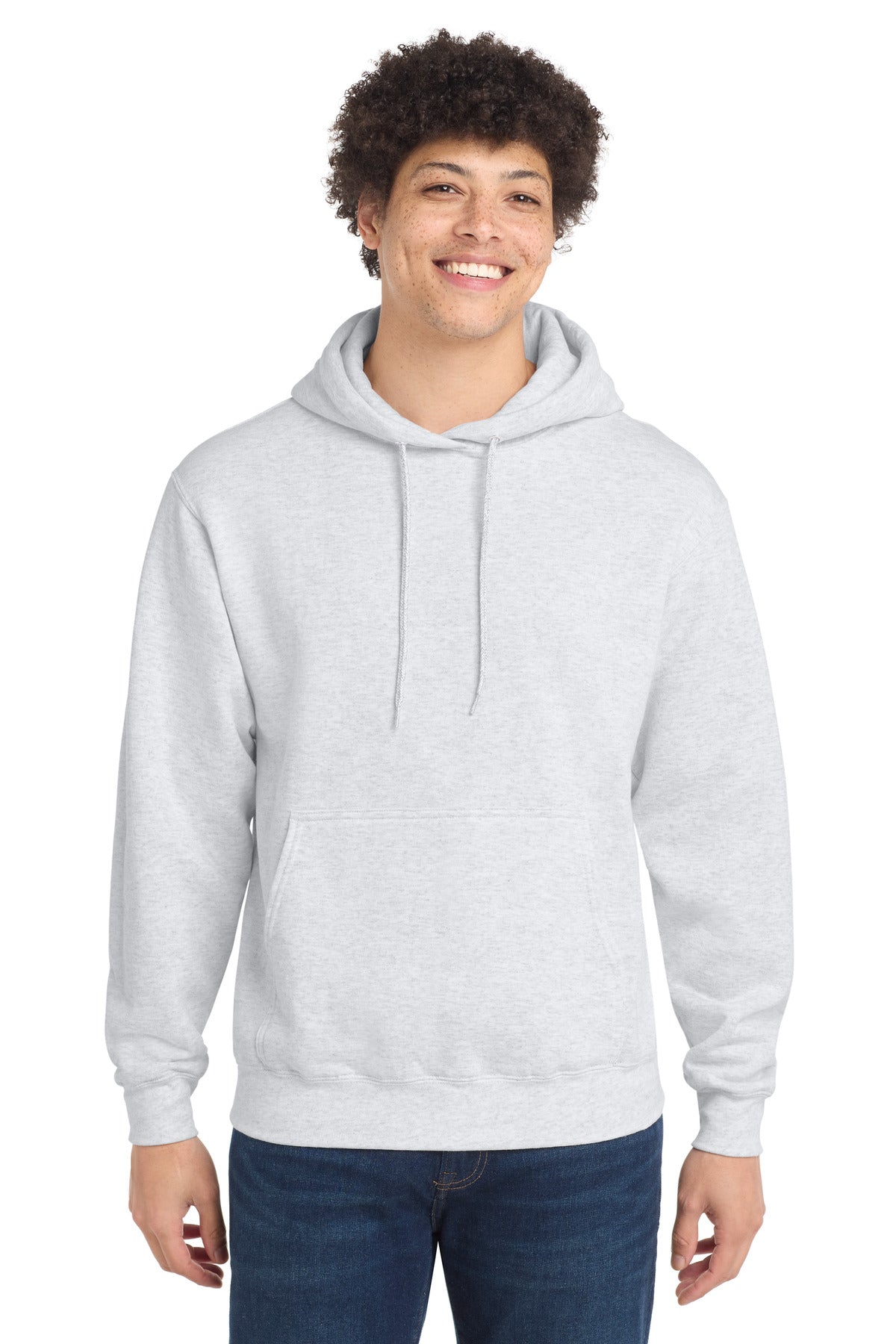 Custom Ash Core Fleece Hoodie PC78H, personalized by SanCanDo Swag in Argyle, TX