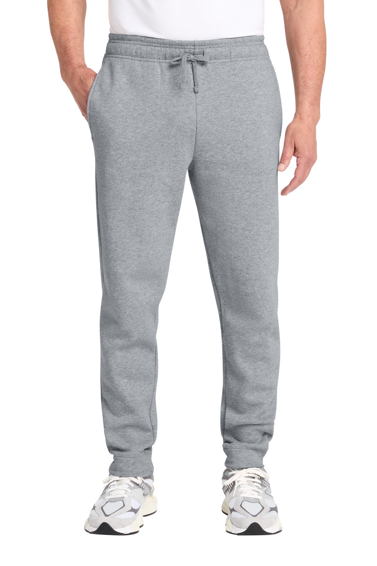 Custom Athletic Heather Core Fleece Jogger PC78J, personalized by SanCanDo Swag in Argyle, TX