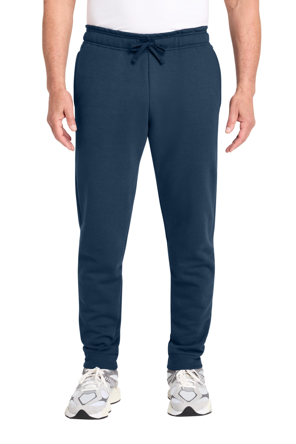 Custom Navy Core Fleece Jogger PC78J, personalized by SanCanDo Swag in Argyle, TX