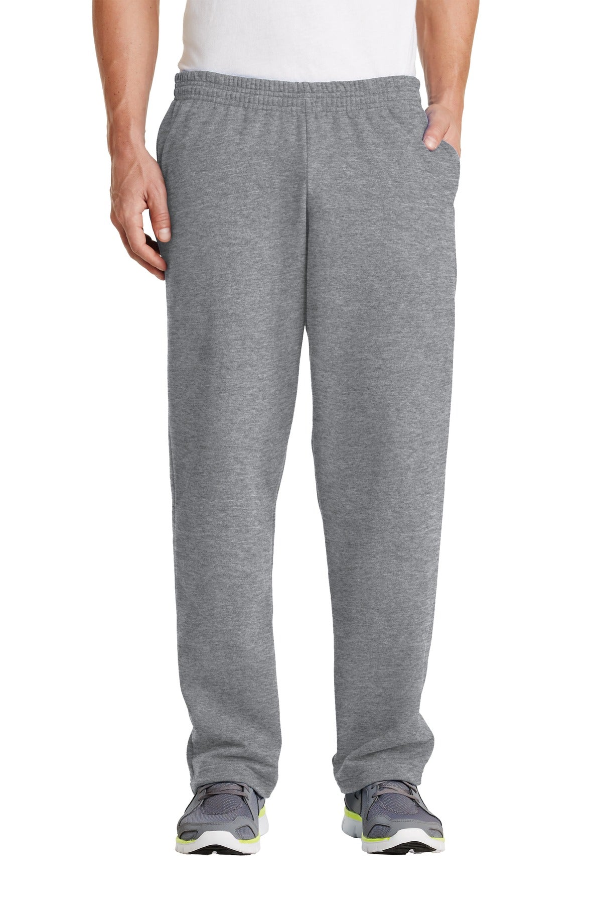 Custom Athletic Heather Core Fleece Sweatpant with Pockets PC78P, personalized by SanCanDo Swag in Argyle, TX
