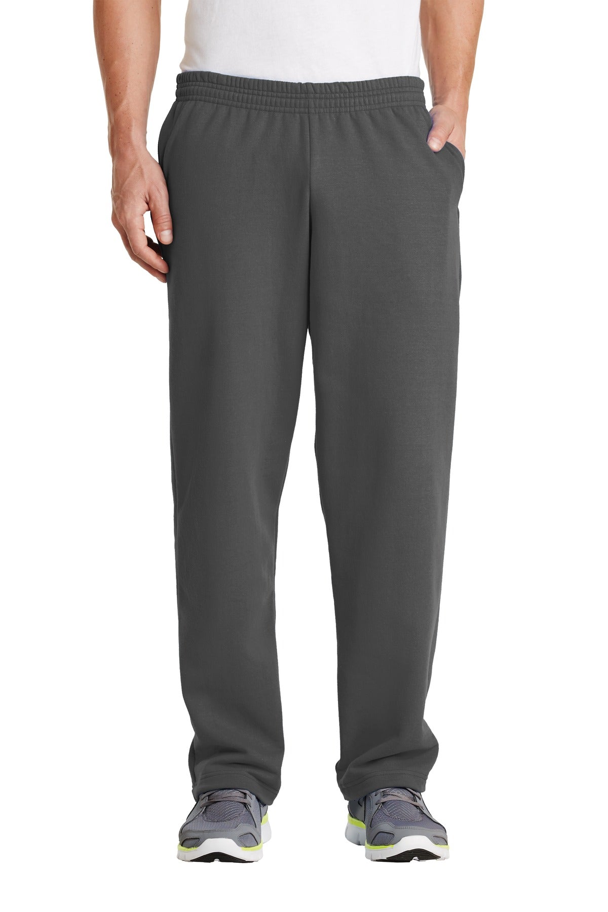 Custom Charcoal Core Fleece Sweatpant with Pockets PC78P, personalized by SanCanDo Swag in Argyle, TX