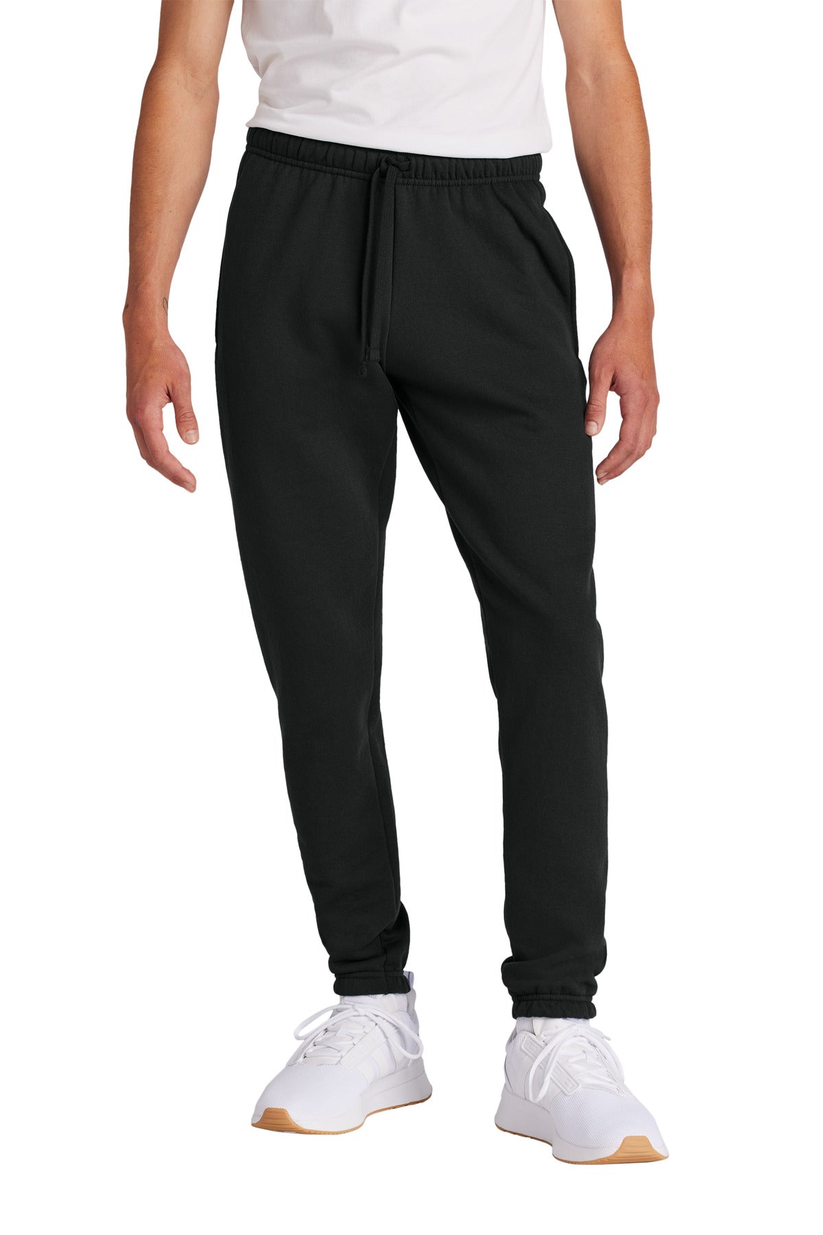 Custom Jet Black Core Fleece Sweatpant PC78SP, personalized by SanCanDo Swag in Argyle, TX